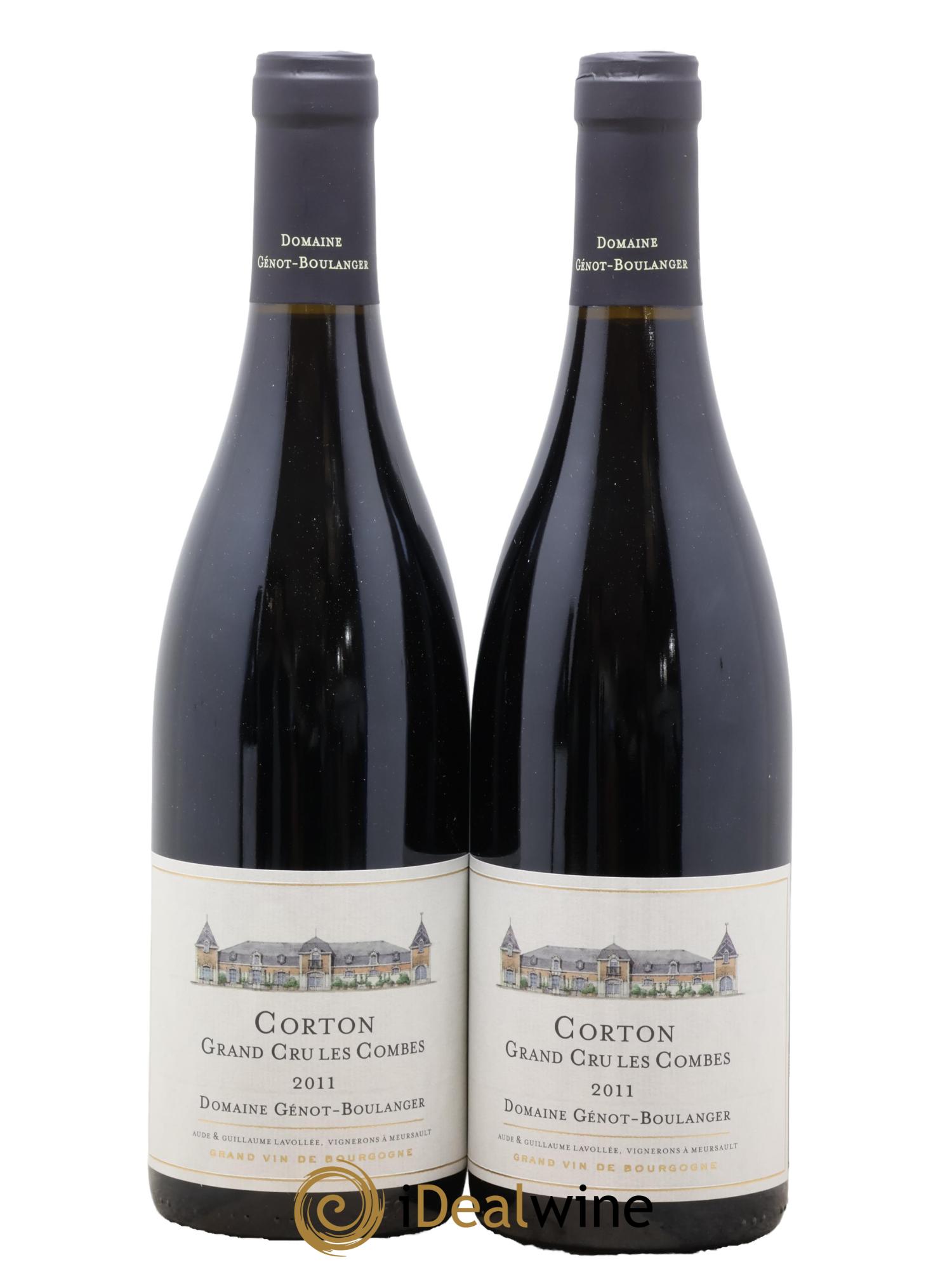 Corton Grand Cru Les Combes Génot-Boulanger (Domaine) 2011 - Lot of 2 bottles - 0