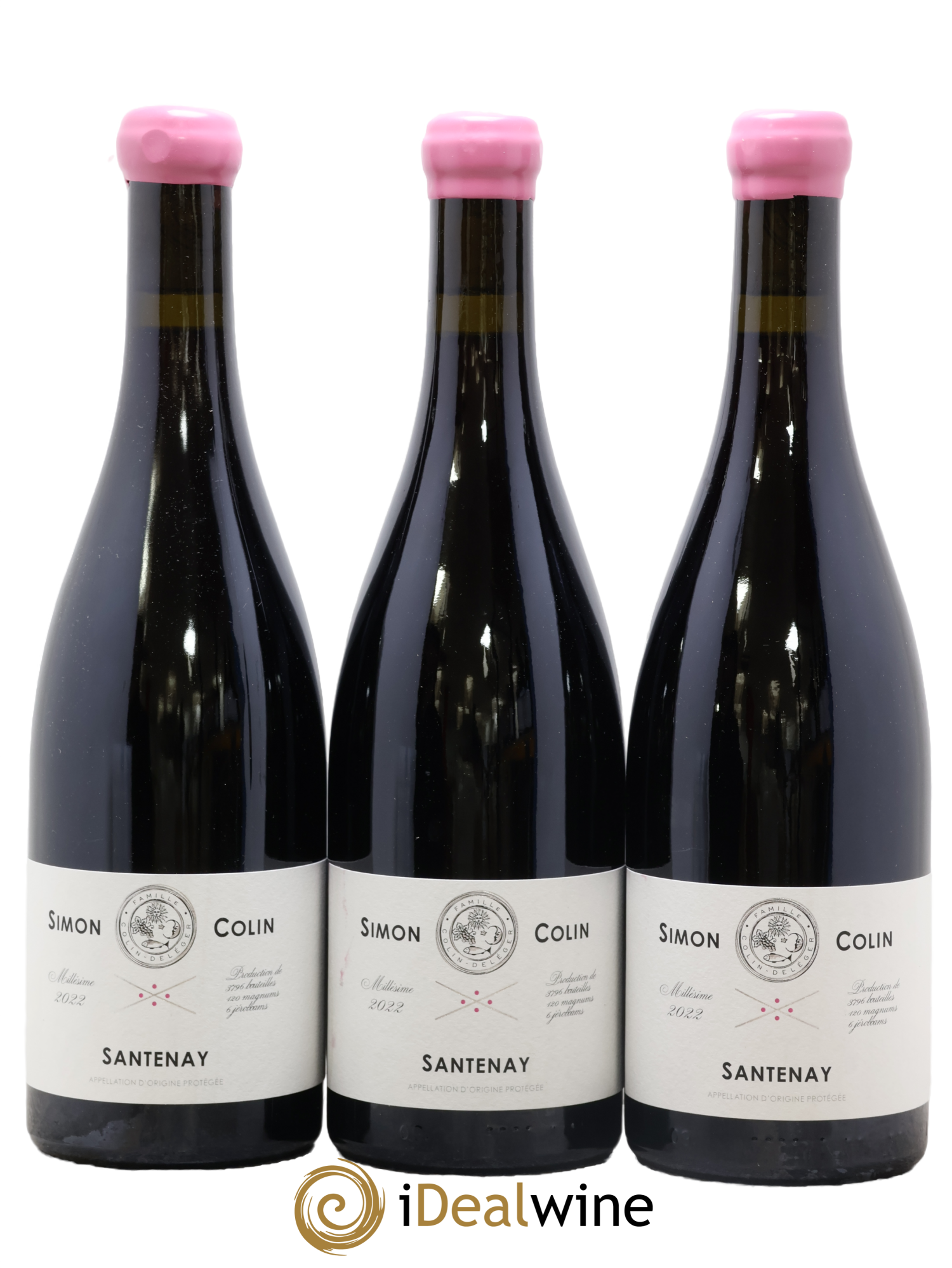 Santenay Simon Colin 2022 - Lot de 3 bouteilles - 0
