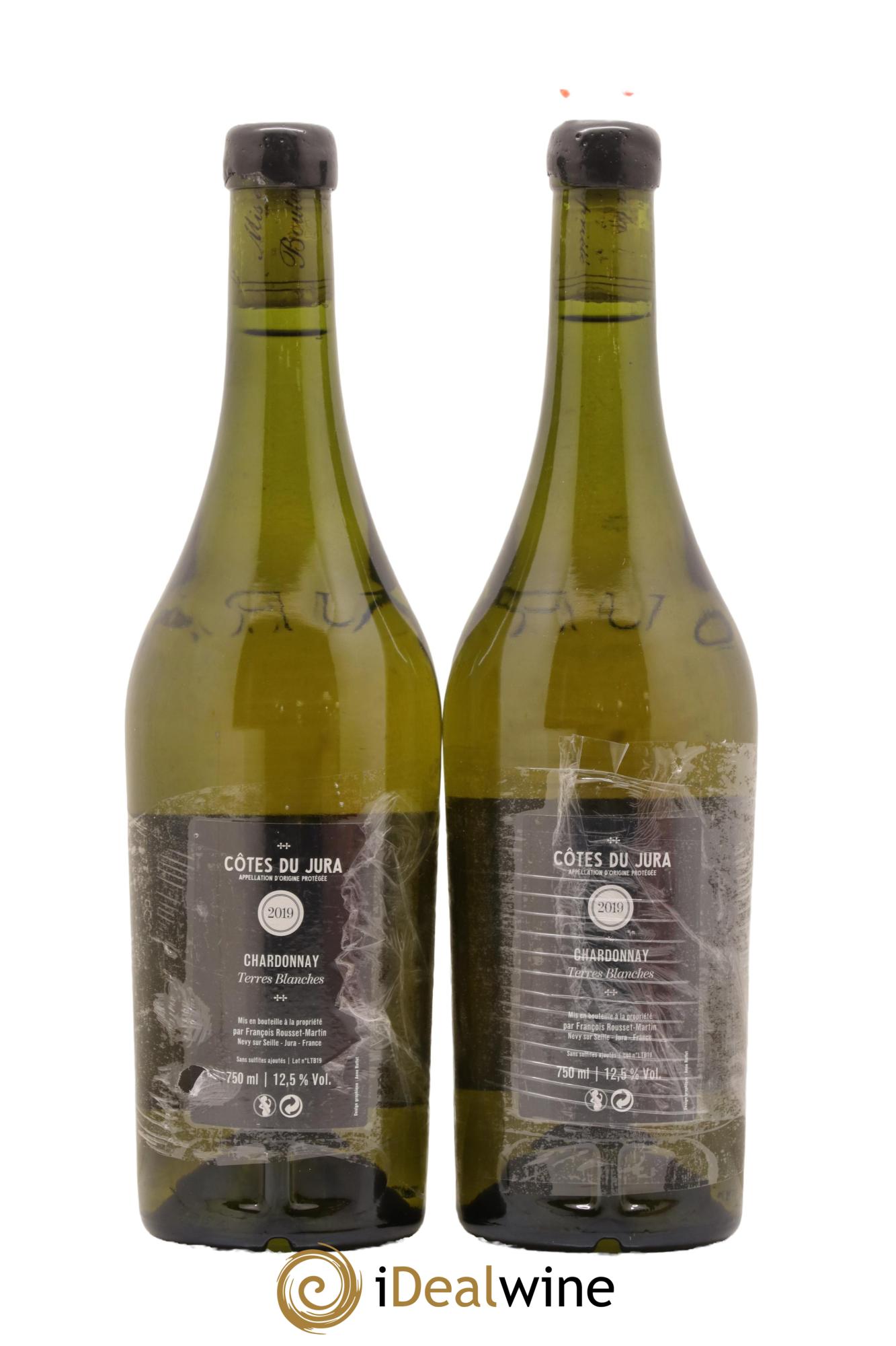 Côtes du Jura Chardonnay Terres Blanches François Rousset Martin 2019 - Lot de 2 bouteilles - 1