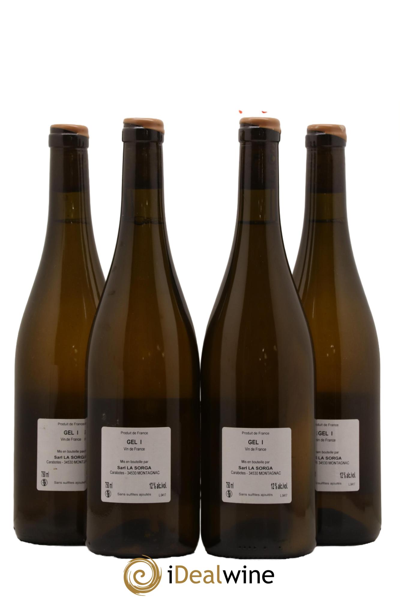 Vin de France Gel I La Sorga Anthony Tortul 2017 - Lot de 4 bouteilles - 1