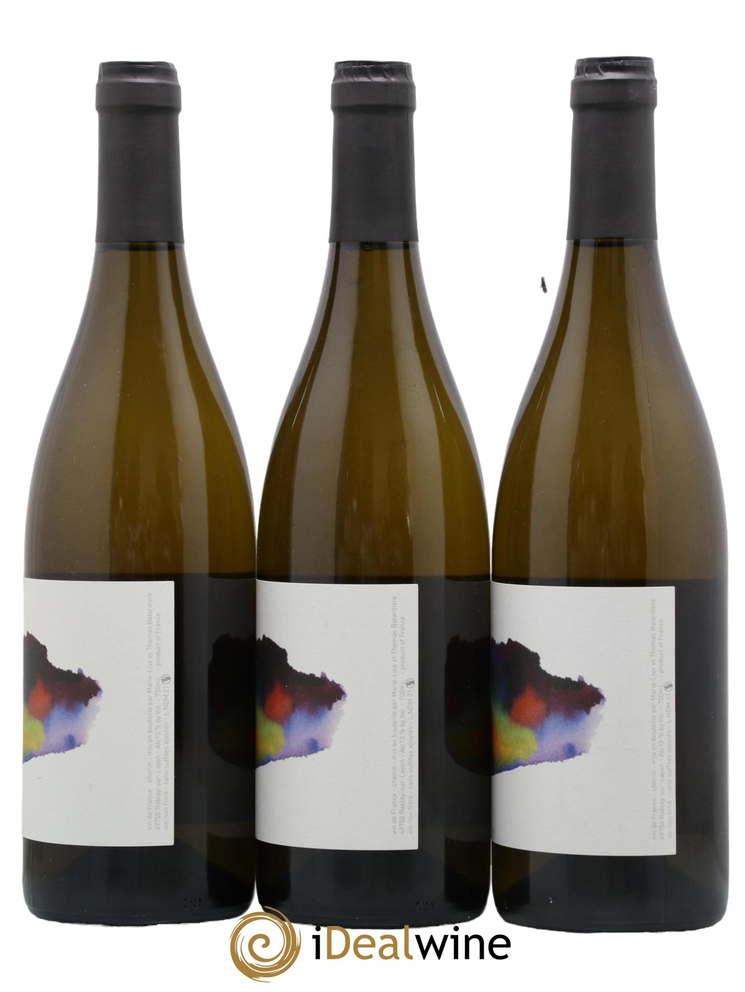 Vin de France Les Noëls de Montbenault Thomas Batardière 2021 - Lotto di 3 bottiglie - 2