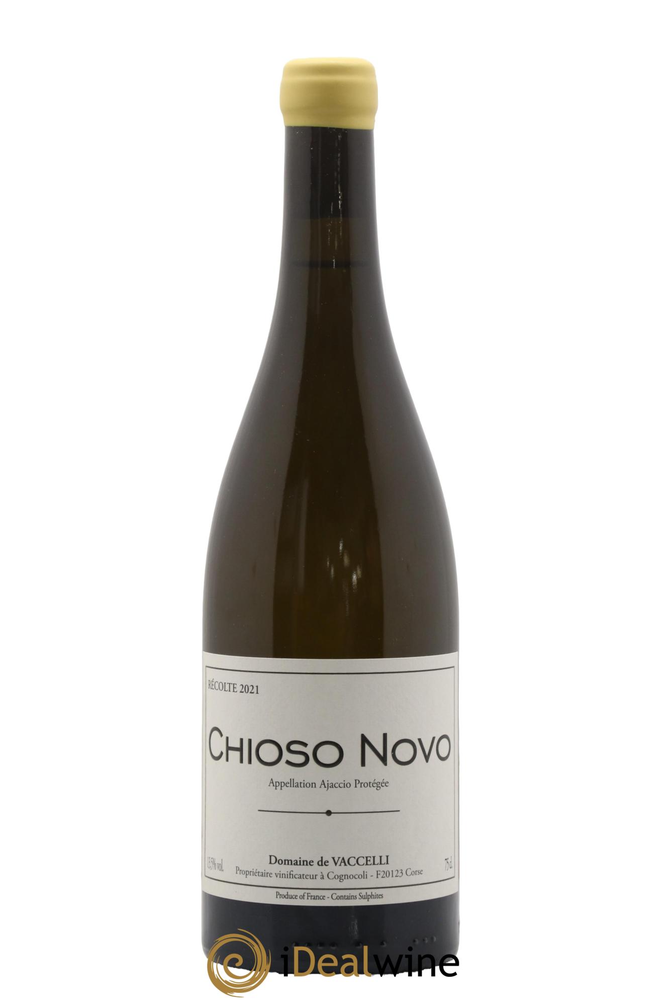 Ajaccio Chioso Novo Vaccelli 2021 - Lot de 1 bouteille - 0