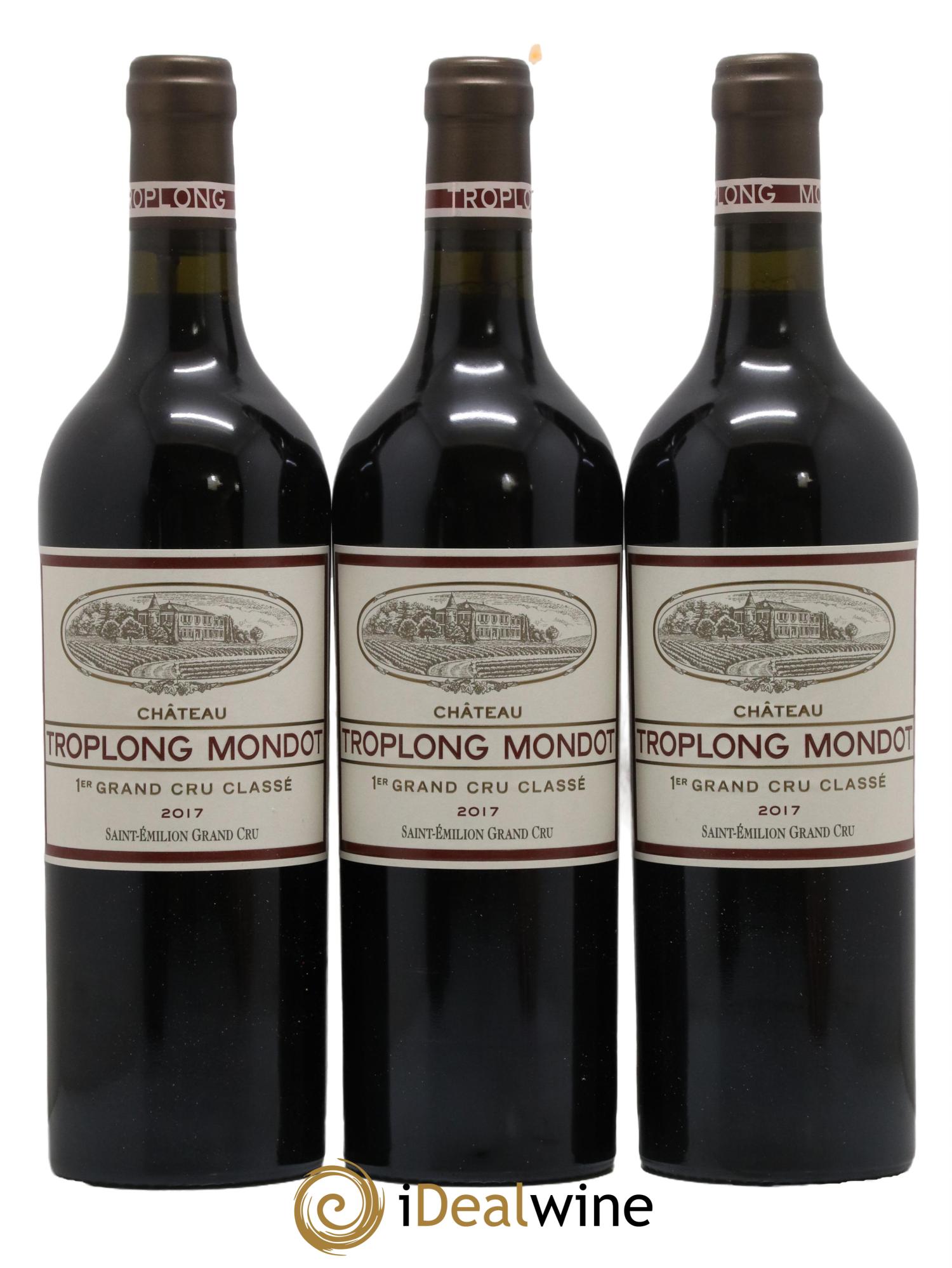 Château Troplong Mondot 1er Grand Cru Classé B 2017 - Posten von 6 Flaschen - 2