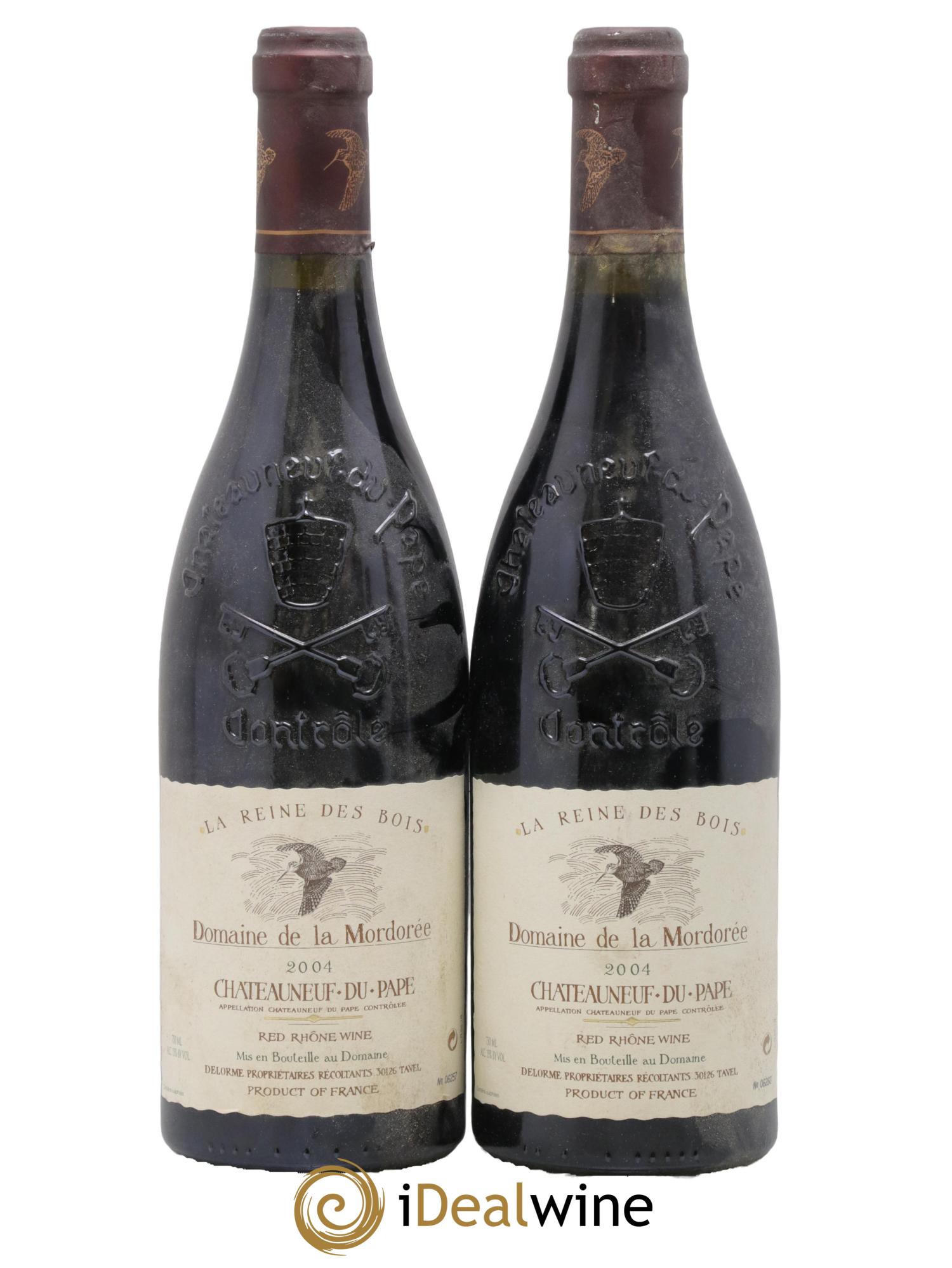 Châteauneuf-du-Pape Cuvée de la Reine des Bois La Mordorée (Domaine de) 2004 - Lot de 2 bouteilles - 0
