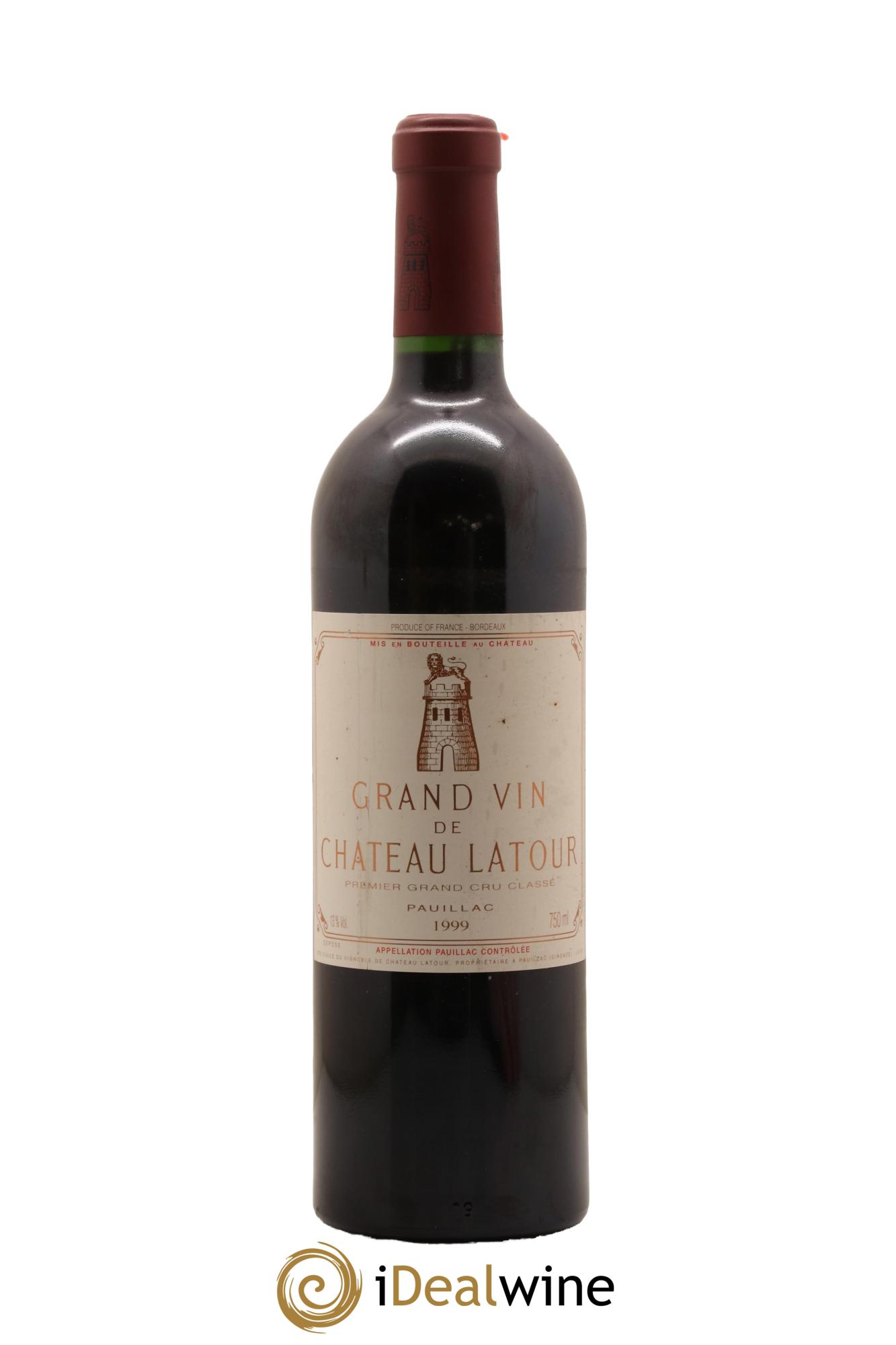 Château Latour 1er Grand Cru Classé 1999 - Lot de 1 bouteille - 0