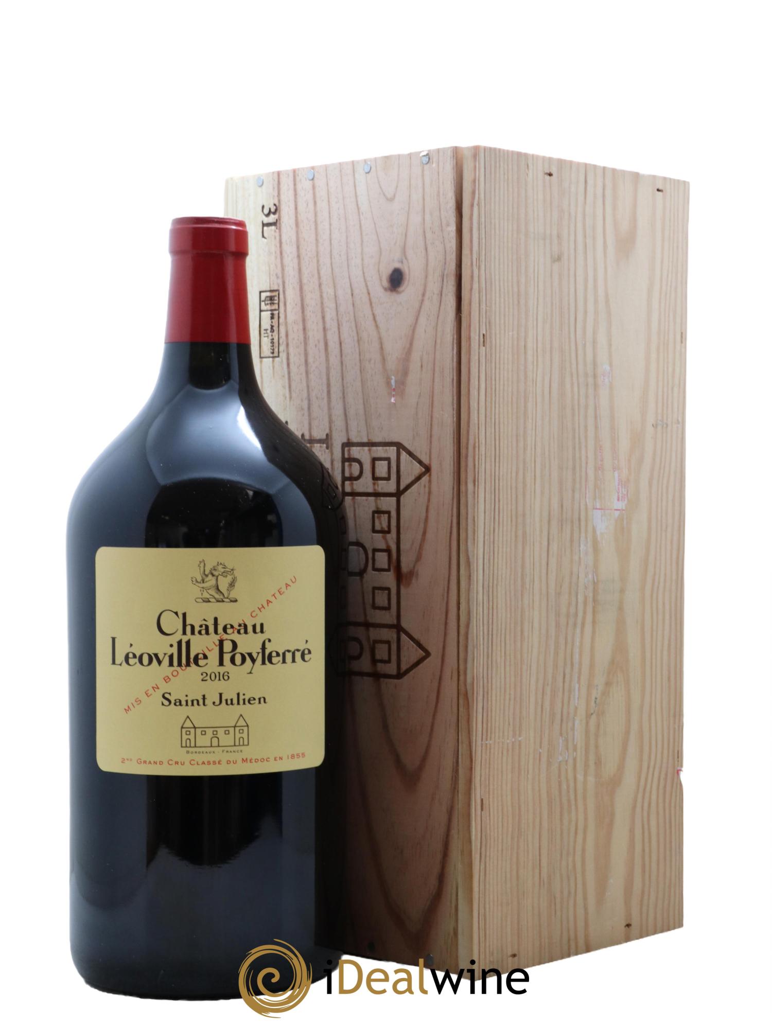Château Léoville Poyferré 2ème Grand Cru Classé 2016 - Lot de 1 double magnum - 0