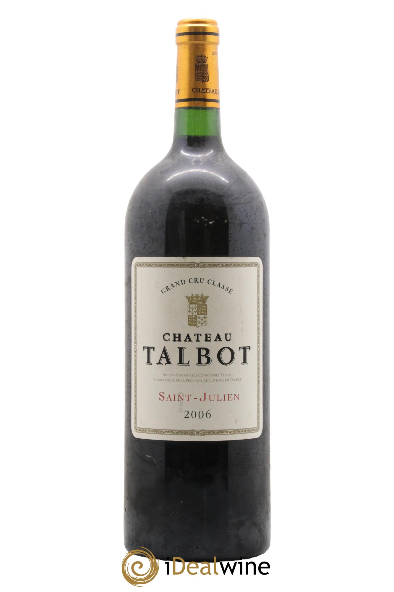 Château Talbot 4ème Grand Cru Classé 2006 - Lot de 1 magnum - 0