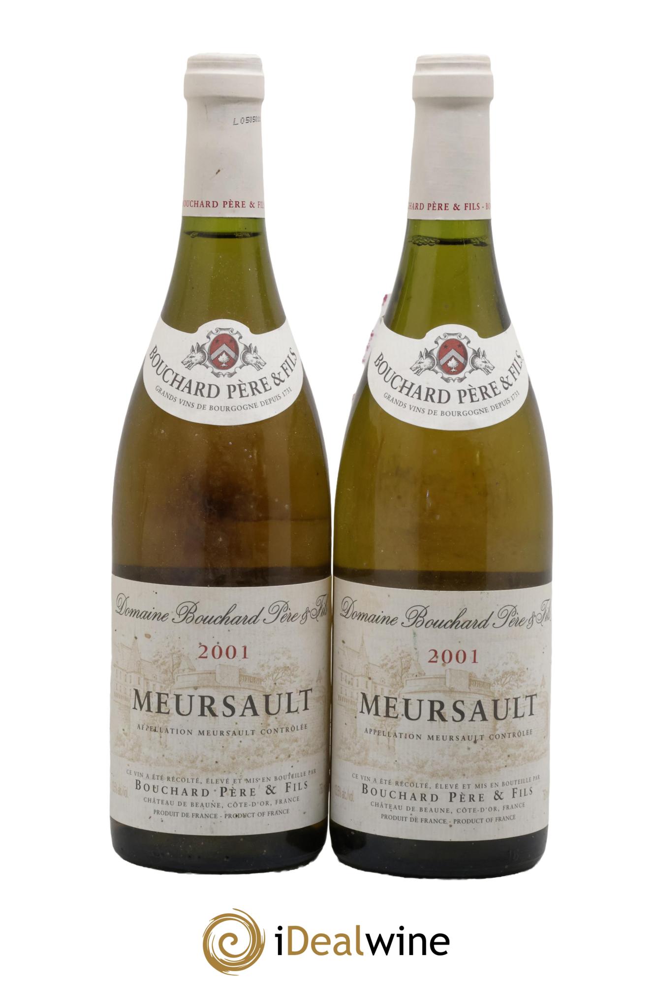 Meursault Bouchard Père & Fils 2001 - Lotto di 2 bottiglie - 0