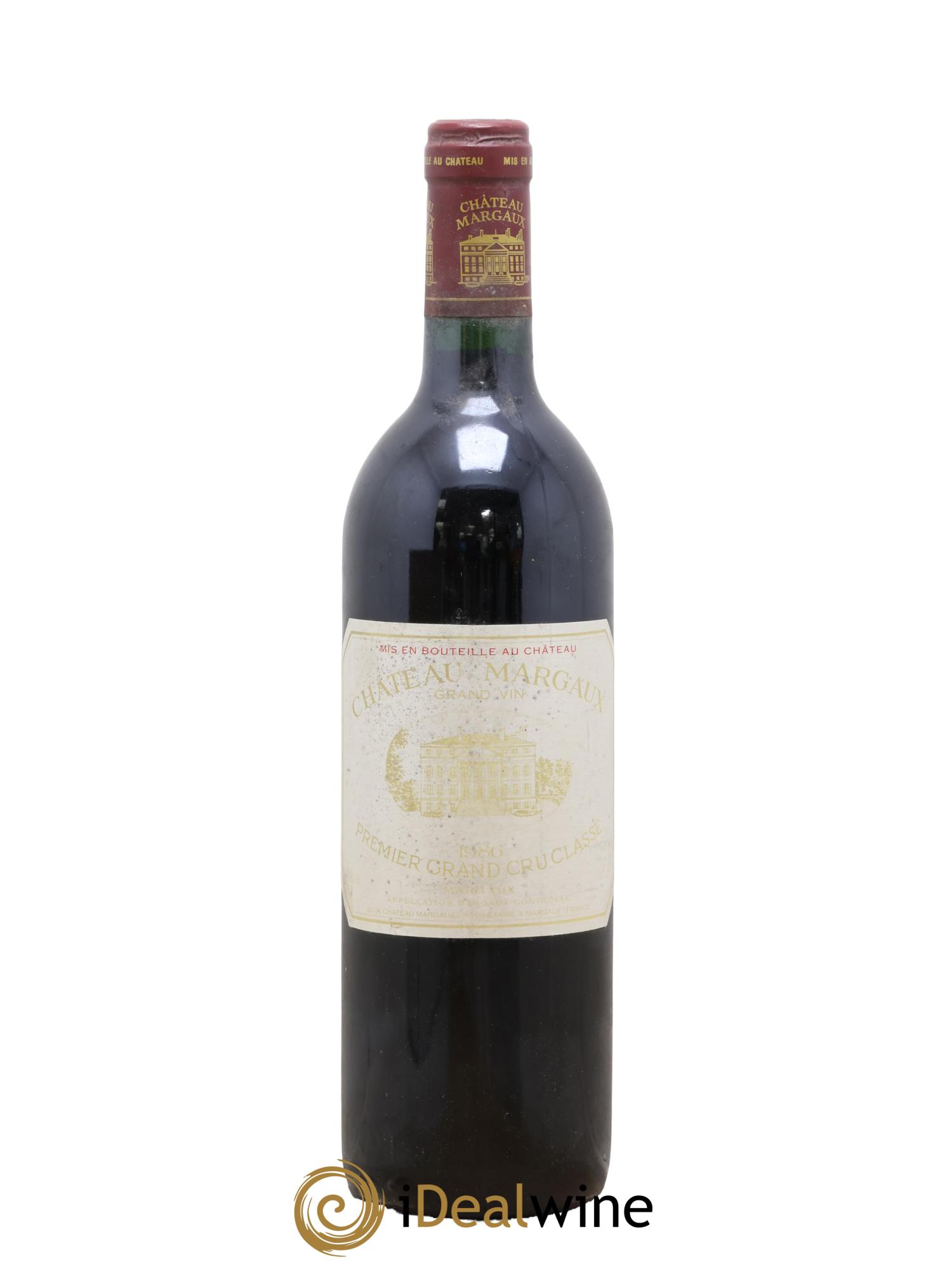 Château Margaux 1er Grand Cru Classé 1986 - Posten von 1 Flasche - 0
