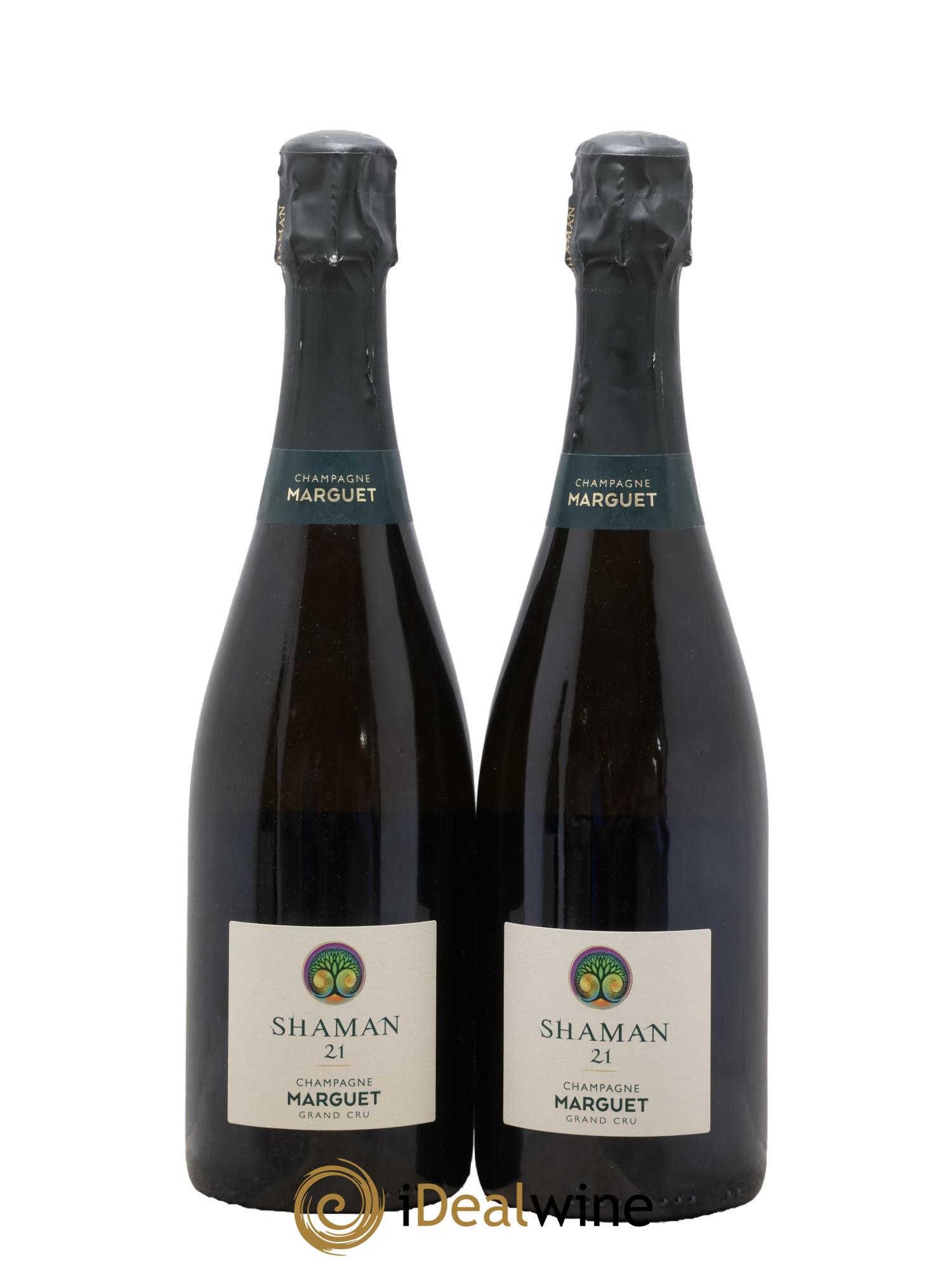 Shaman Grand Cru Brut Nature Marguet 2021 - Lot of 2 bottles - 0