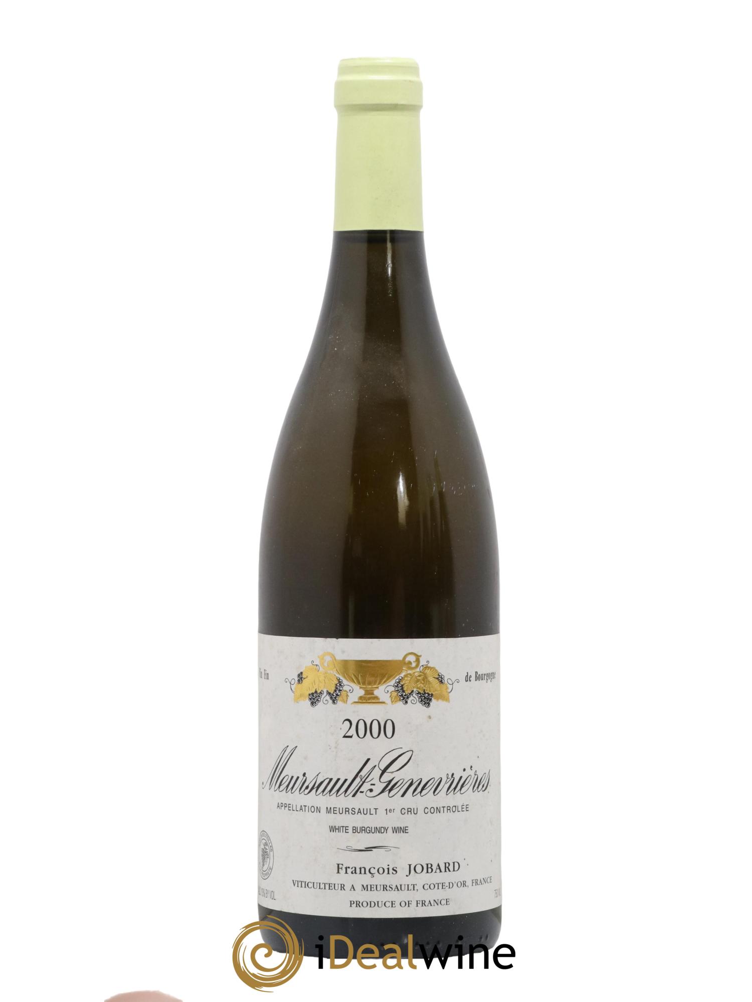 Meursault 1er Cru Genevrières François et Antoine Jobard (Domaine) 2000 - Lot de 1 bouteille - 0