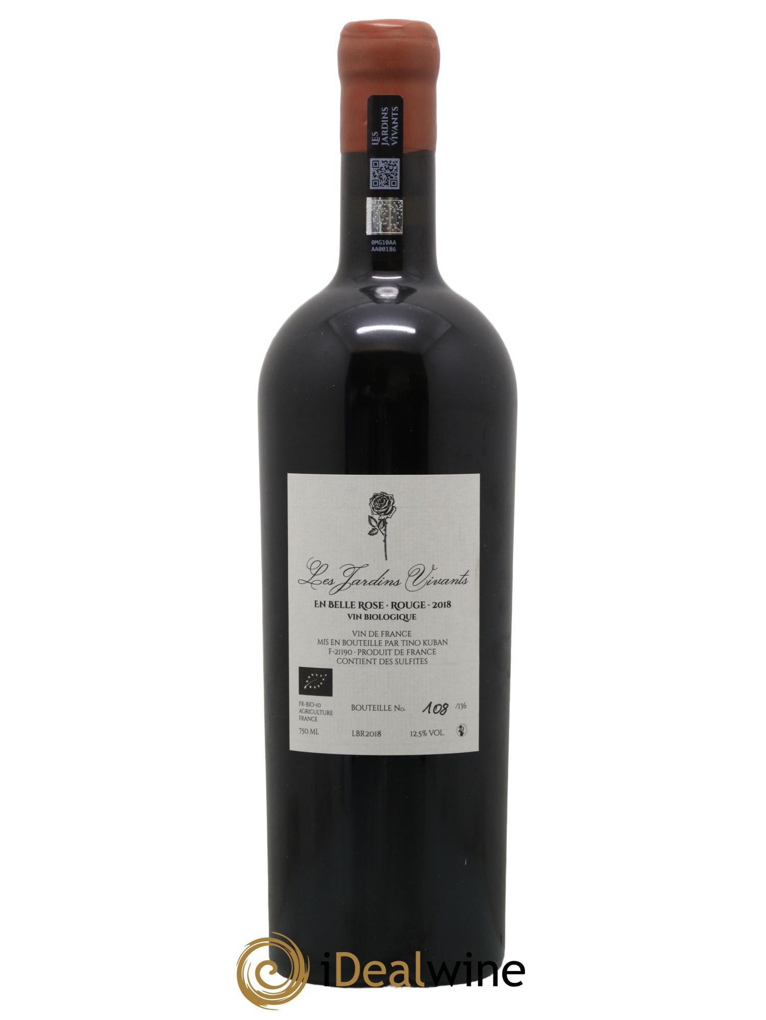 Vin de France En Belle Rose Tino Kuban Les Jardins Vivants En Belle Rose Les Jardins Vivants Tino Kuban 2018 - Lotto di 1 bottiglia - 1