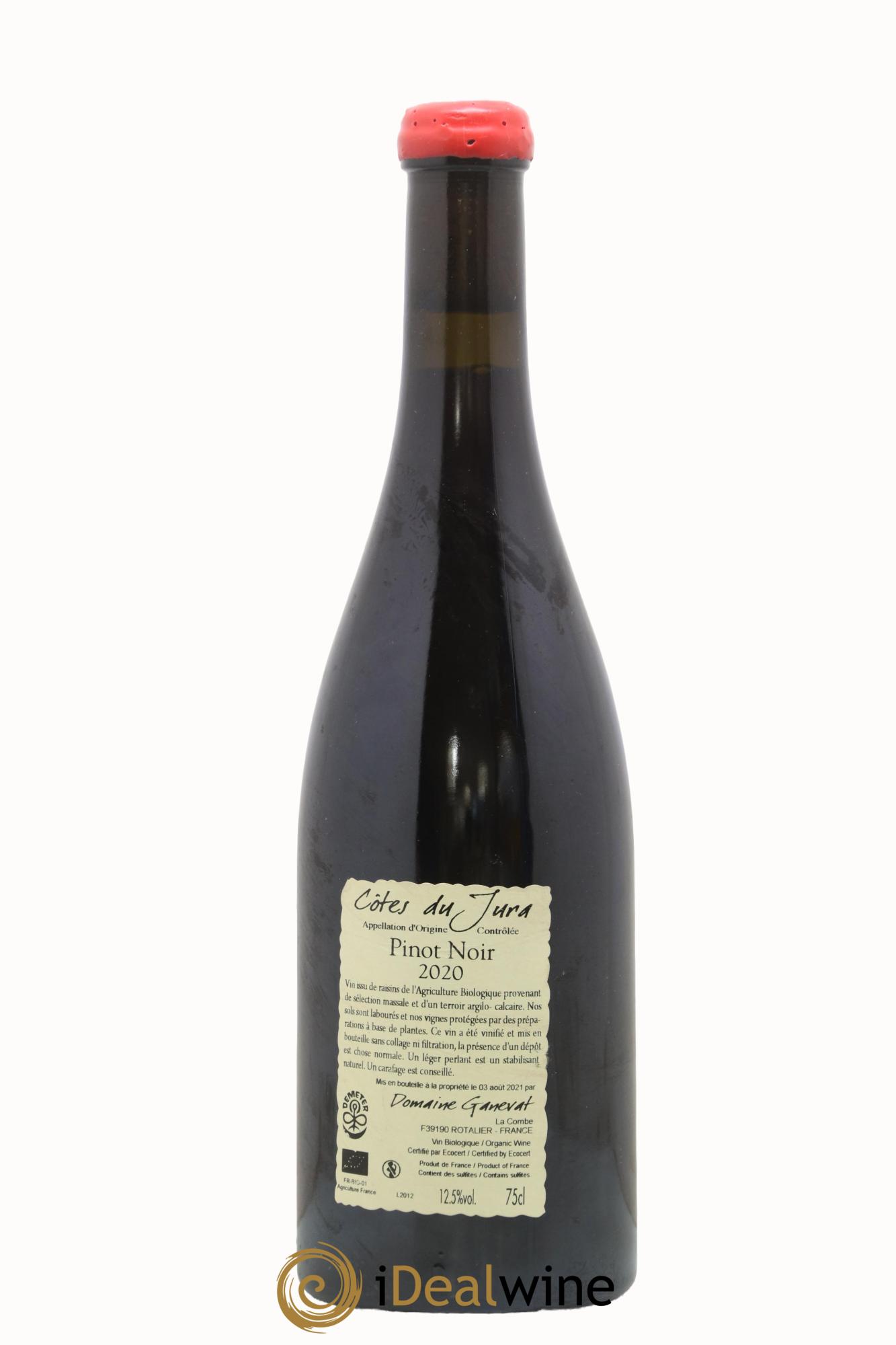 Côtes du Jura Cuvée Julien Jean-François Ganevat (Domaine) 2020 - Lot of 1 bottle - 1