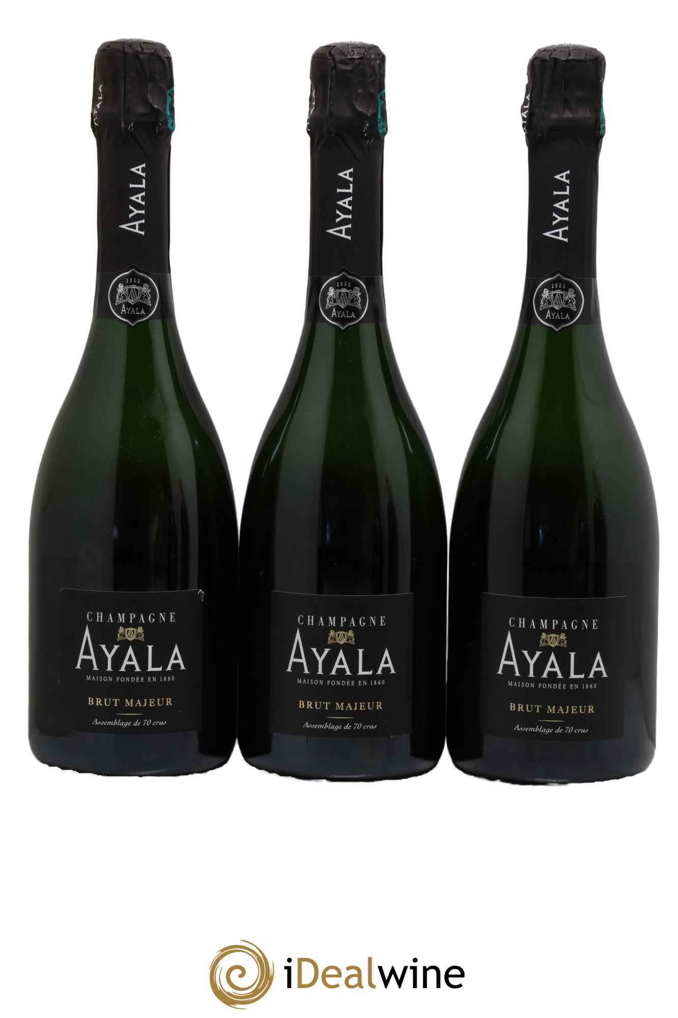 Majeur Brut Ayala - Lot of 3 bottles - 0