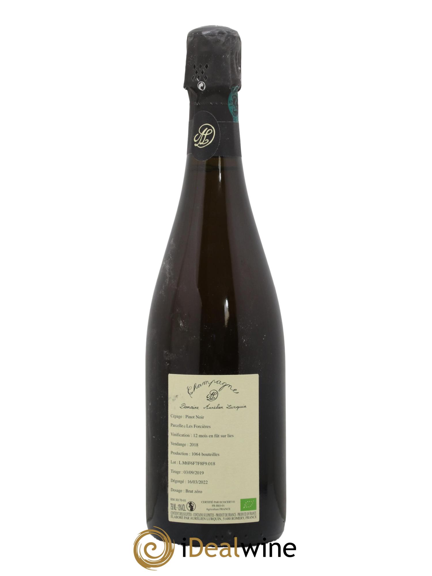 Pinot Noir Les Forcières Aurélien Lurquin 2018 - Lot de 1 bouteille - 1