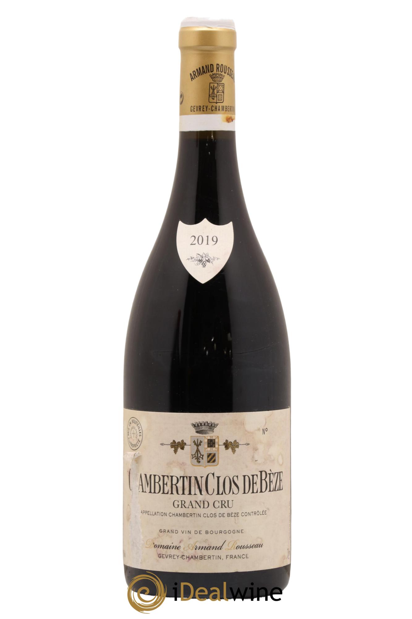 Chambertin Clos de Bèze Grand Cru Armand Rousseau (Domaine) 2019 - Lot de 1 bouteille - 0