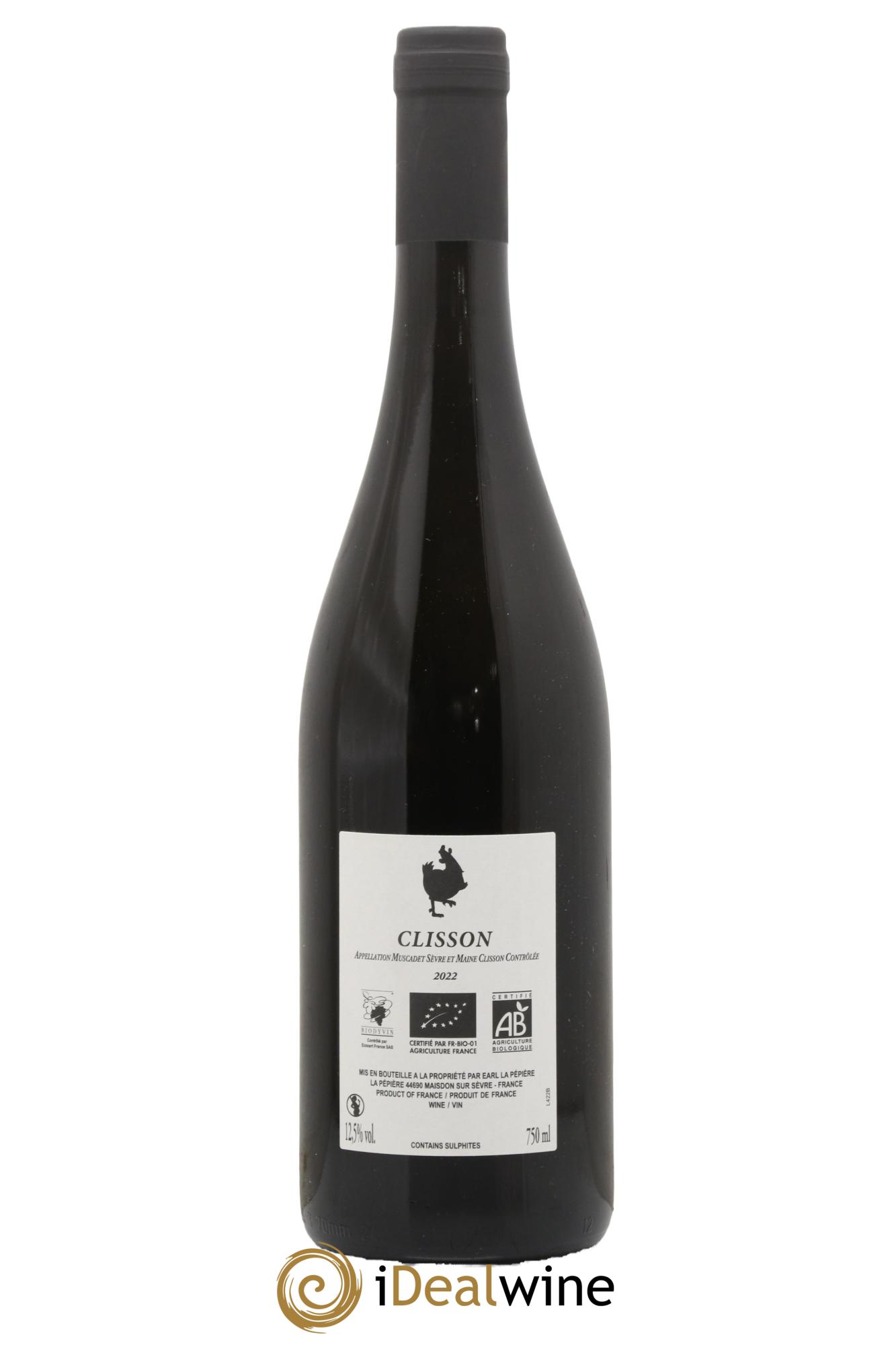 Muscadet-Sèvre-et-Maine Clisson Domaine De La Pépière 2022 - Lot de 1 bouteille - 1