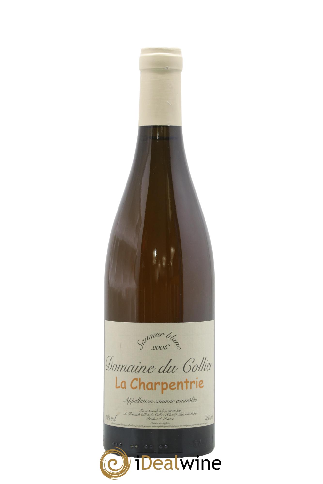 Saumur La Charpentrie Domaine du Collier 2006 - Lot de 1 bouteille - 0