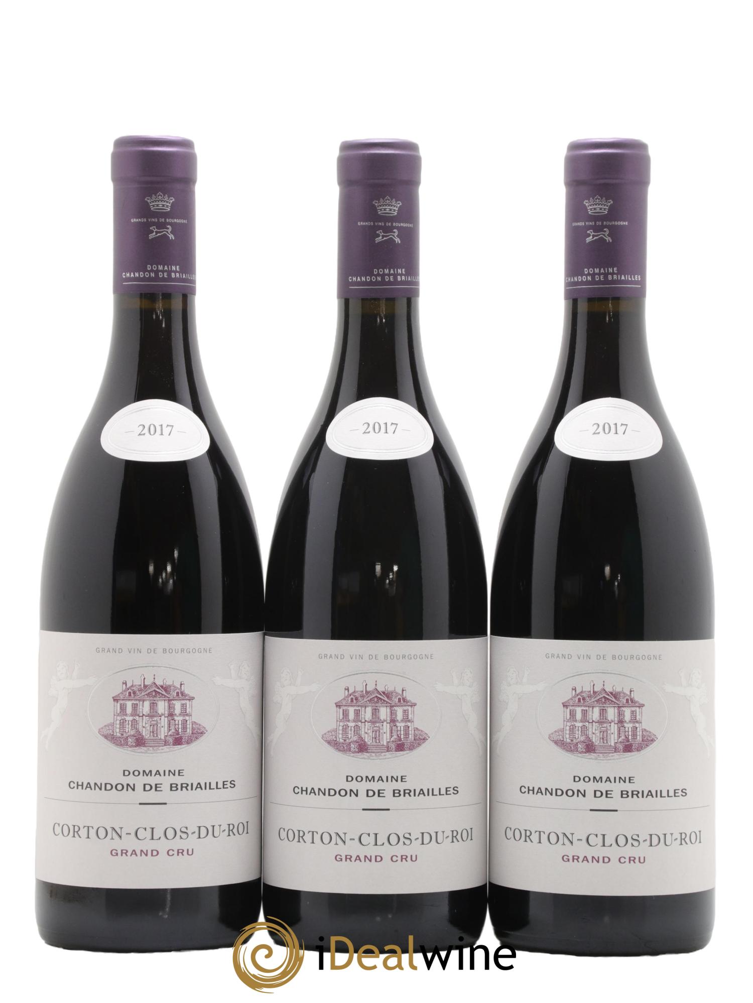 Corton Grand Cru Clos du Roi Chandon de Briailles 2017 - Lot de 6 bouteilles - 3