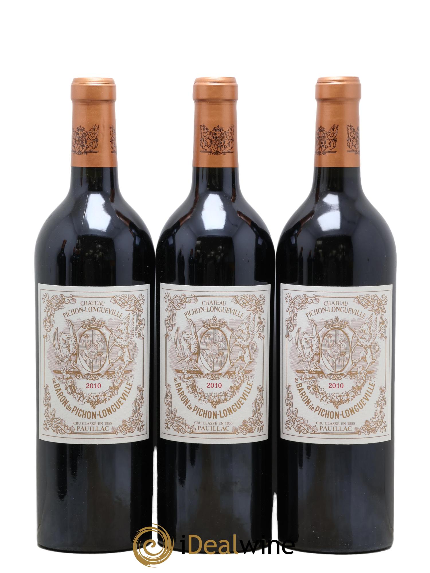 Pichon Longueville Baron 2ème Grand Cru Classé 2010 - Posten von 6 Flaschen - 3