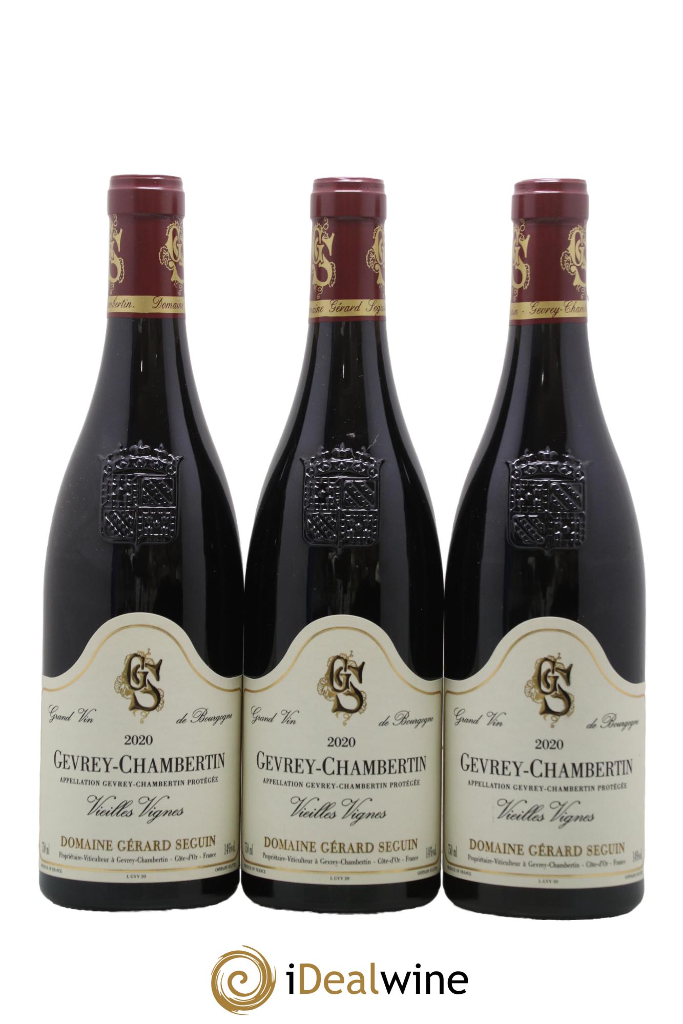 Gevrey-Chambertin Vieilles Vignes Seguin 2020 - Lot de 3 bouteilles - 0