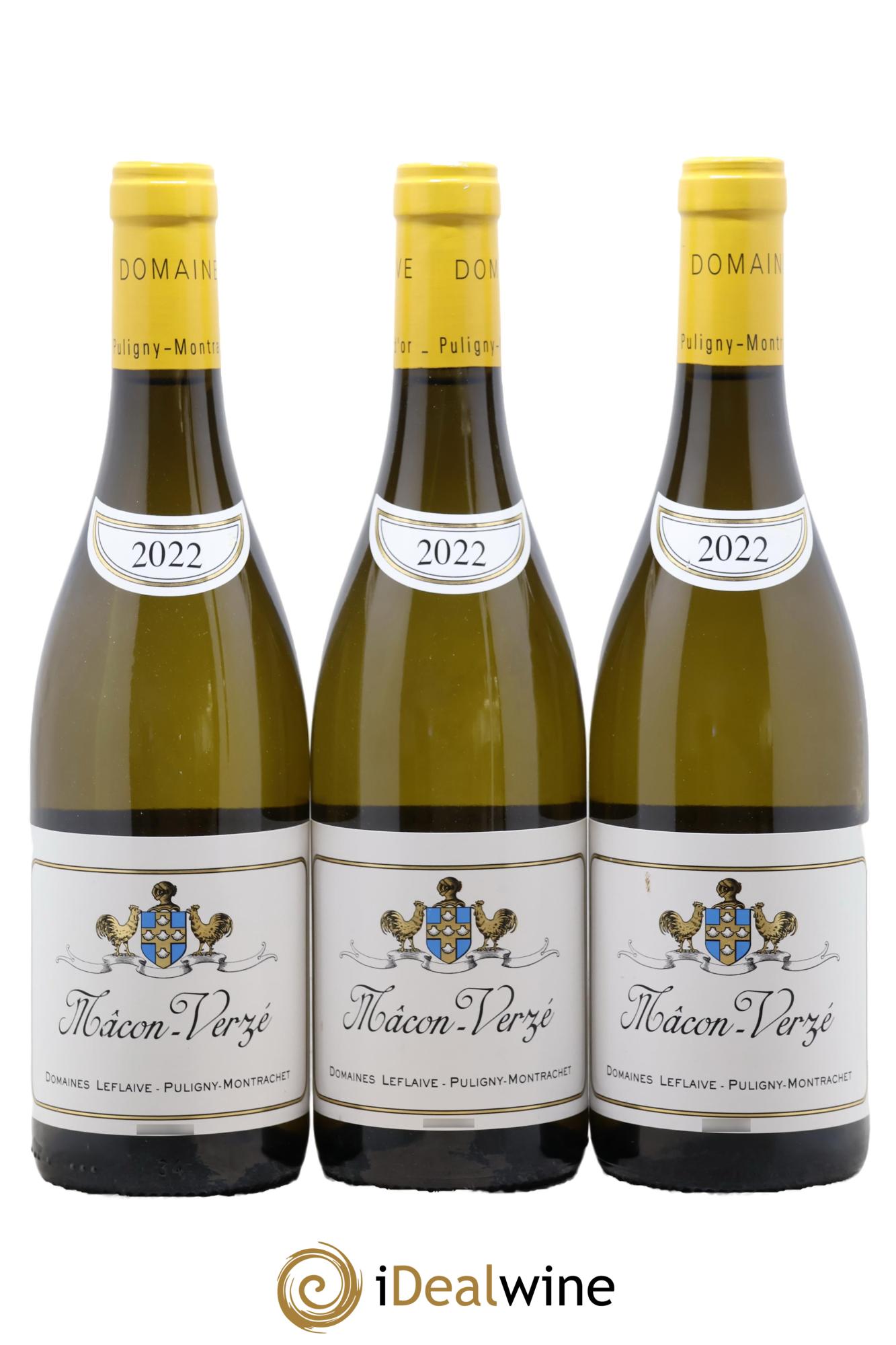 Mâcon Verzé Leflaive (Domaine) 2022 - Lote de 3 botellas - 0
