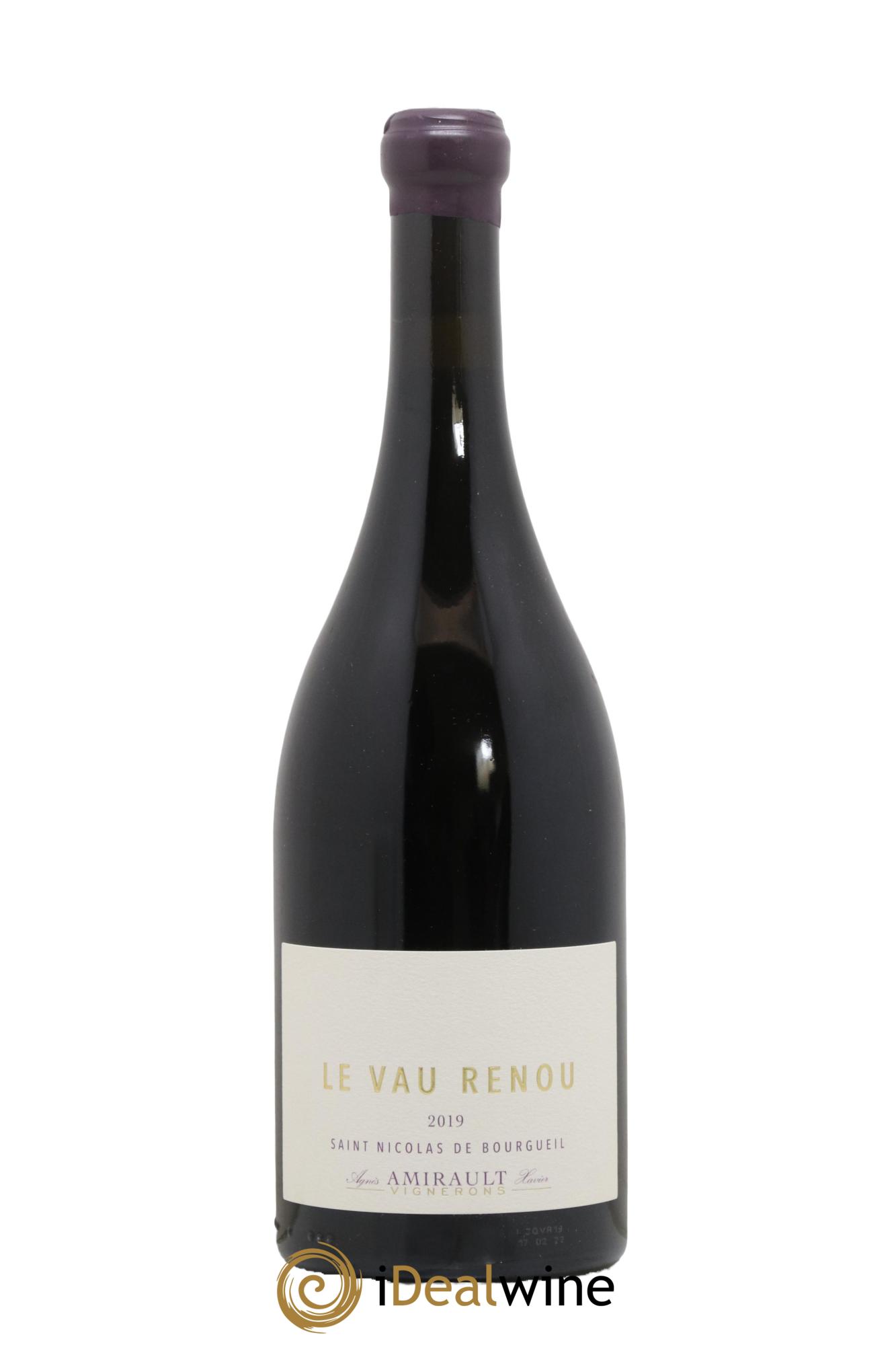 Saint-Nicolas de Bourgueil Le Vau Renou Agnès et Xavier Amirault 2019 - Lot de 1 bouteille - 0