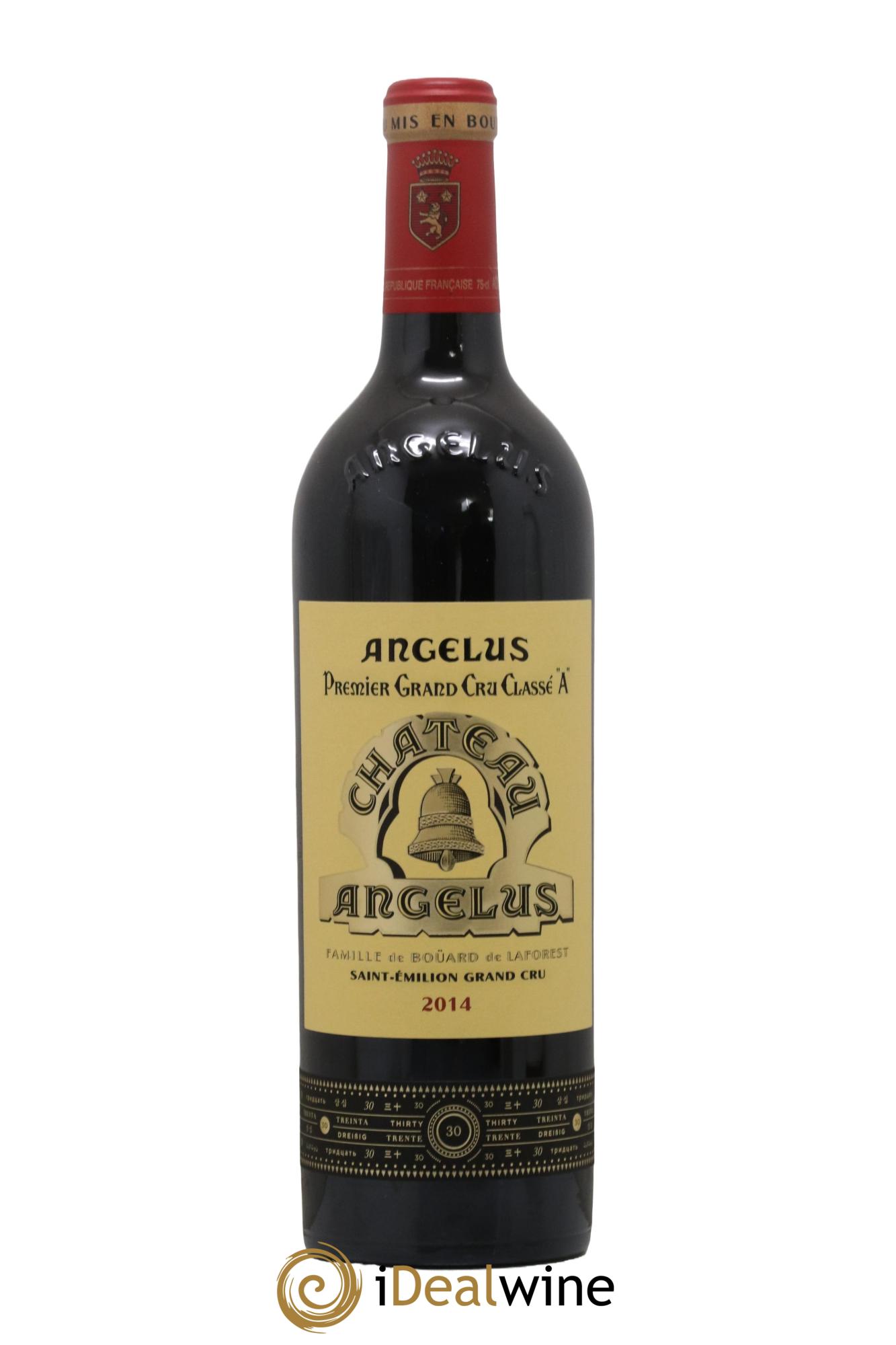 Château Angélus 1er Grand Cru Classé A 2014 - Lot of 1 bottle - 0