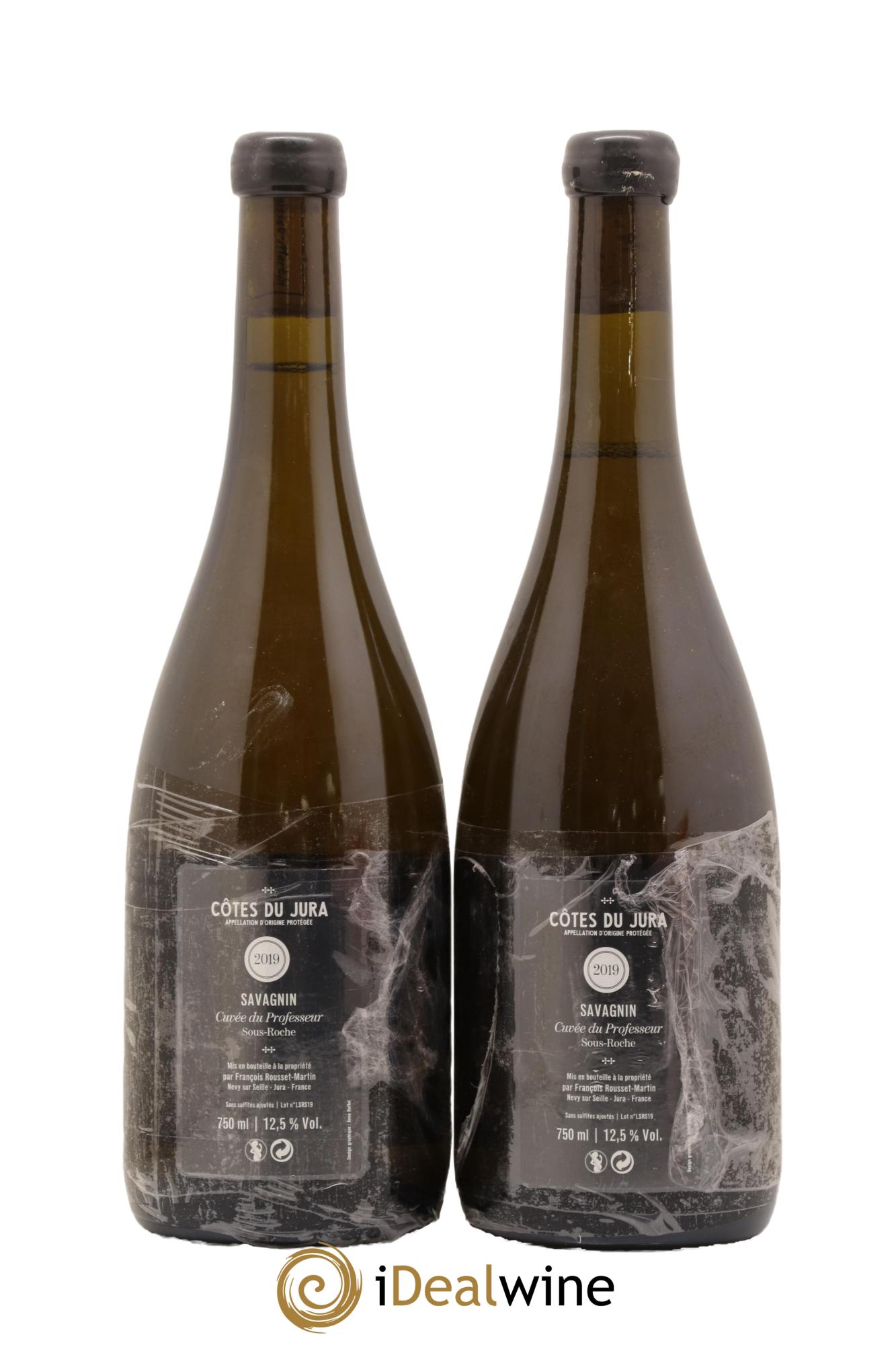 Côtes du Jura Savagnin Cuvée du Professeur François Rousset Martin 2019 - Lot de 2 bouteilles - 1