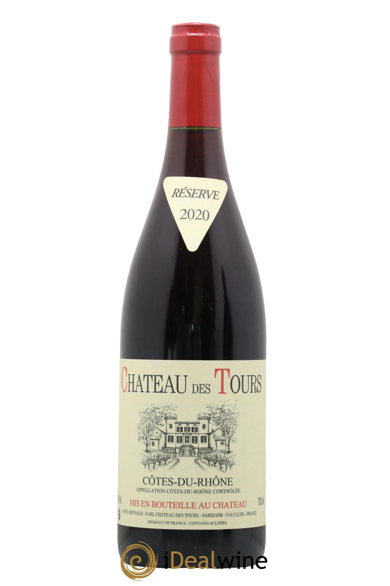 Côtes-du-Rhône Château des Tours Emmanuel Reynaud 2020 - Lot de 1 bouteille - 0
