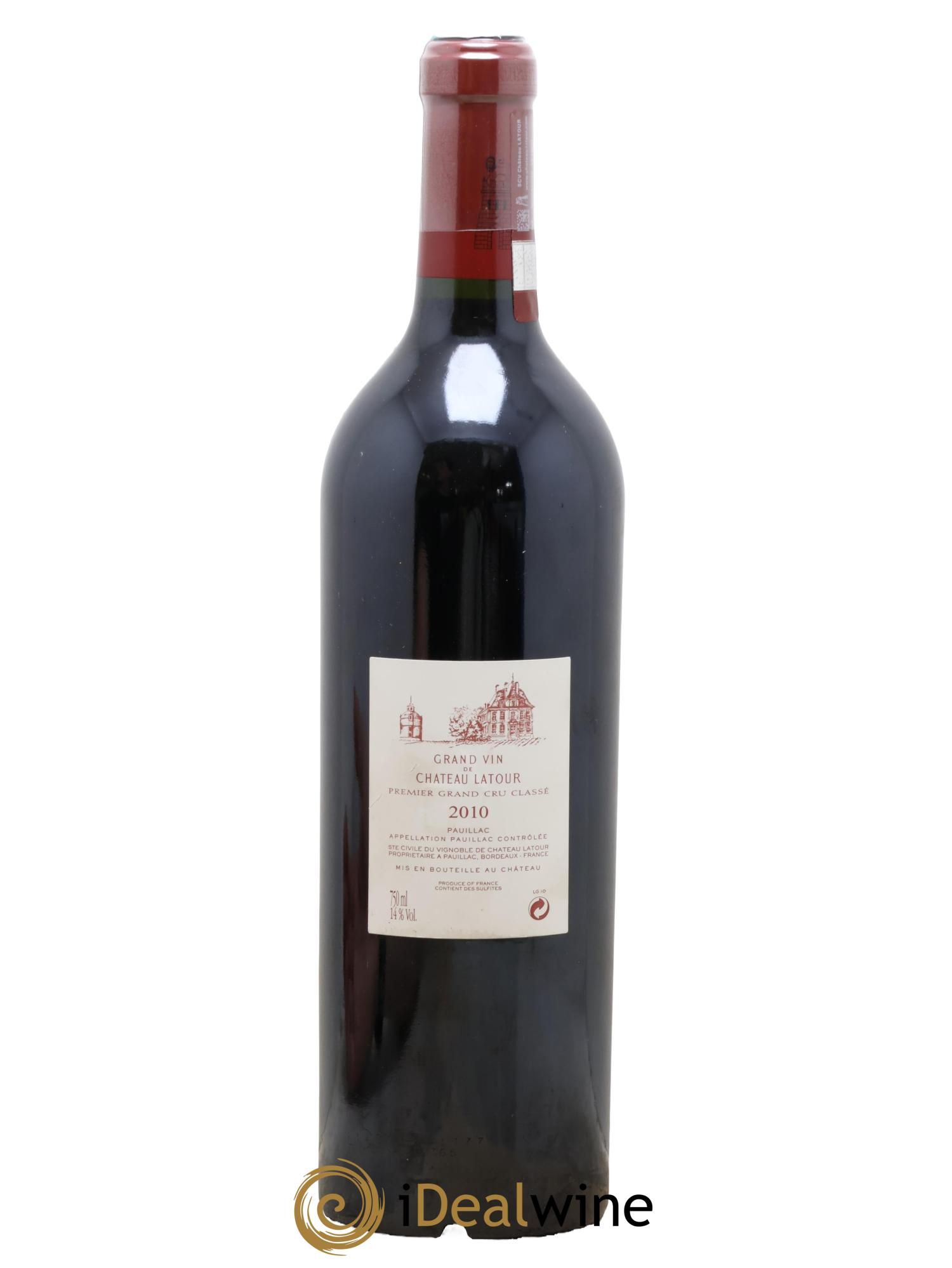 Château Latour 1er Grand Cru Classé 2010 - Posten von 1 Flasche - 1