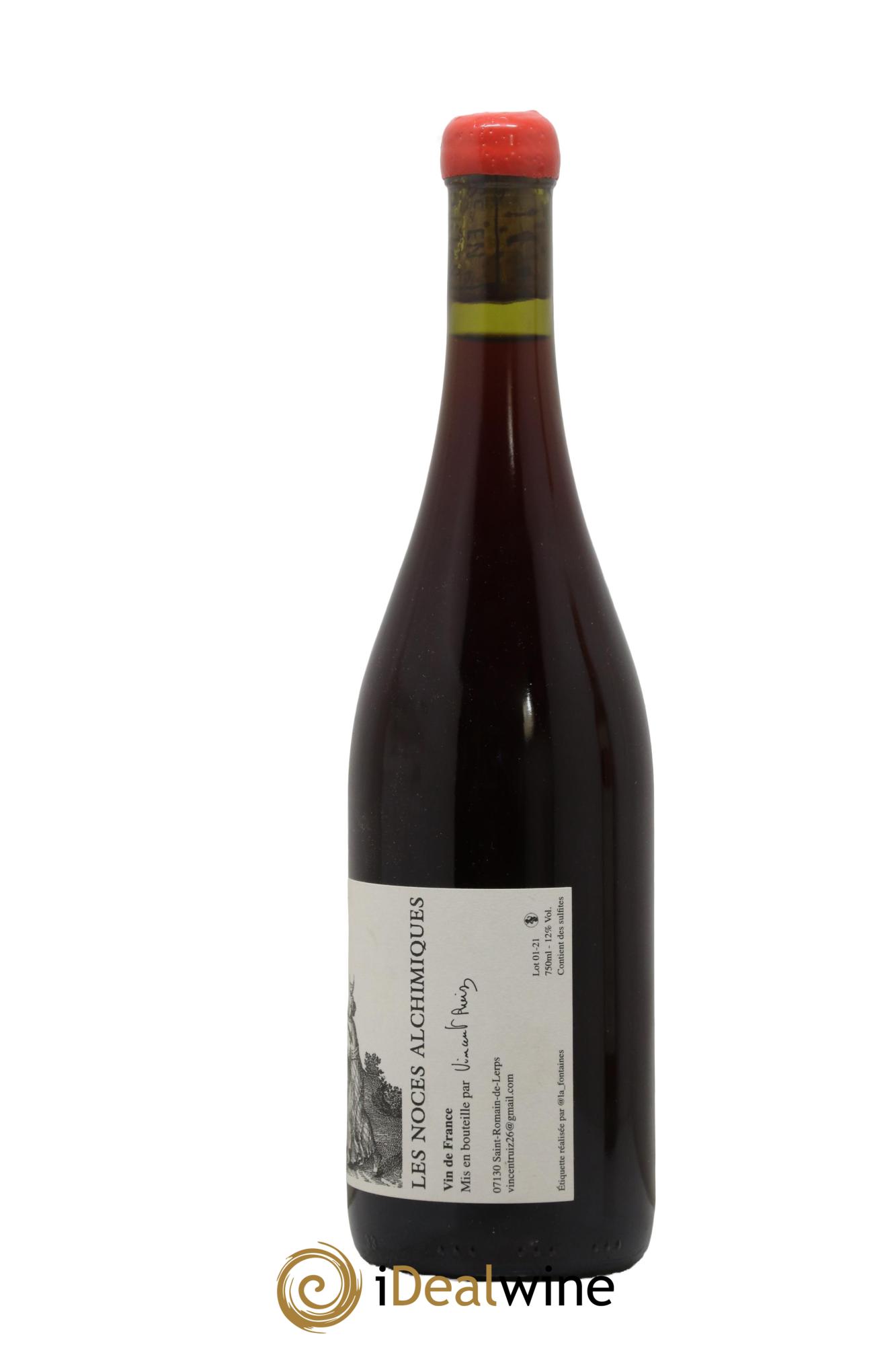 Vin de France Les Noces Alchimiques Grenache Noir Vincent Ruiz 2021 - Lot of 1 bottle - 1