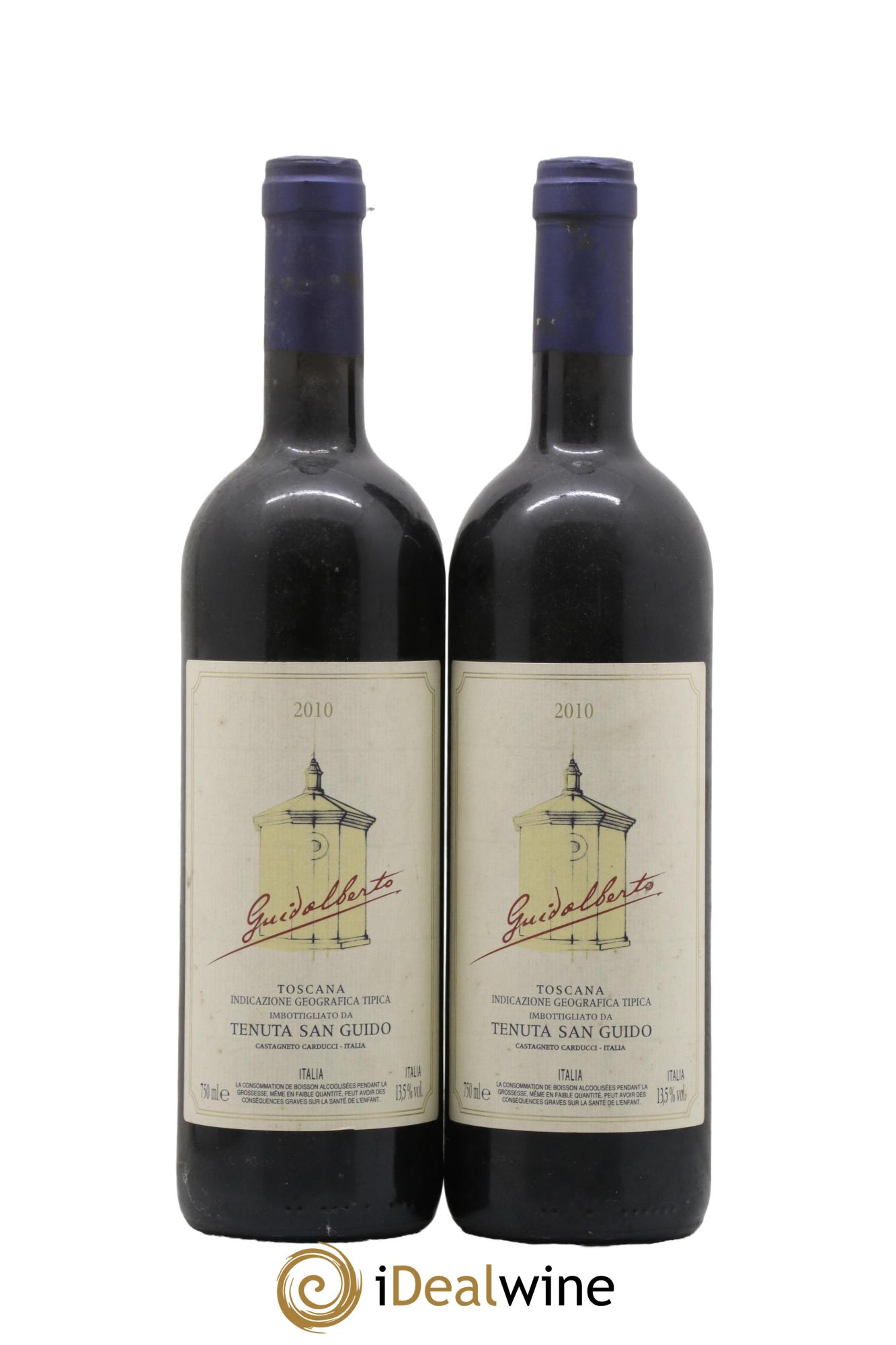 Toscana IGT Guidalberto Tenuta San Guido 2010 - Posten von 2 Flaschen - 0