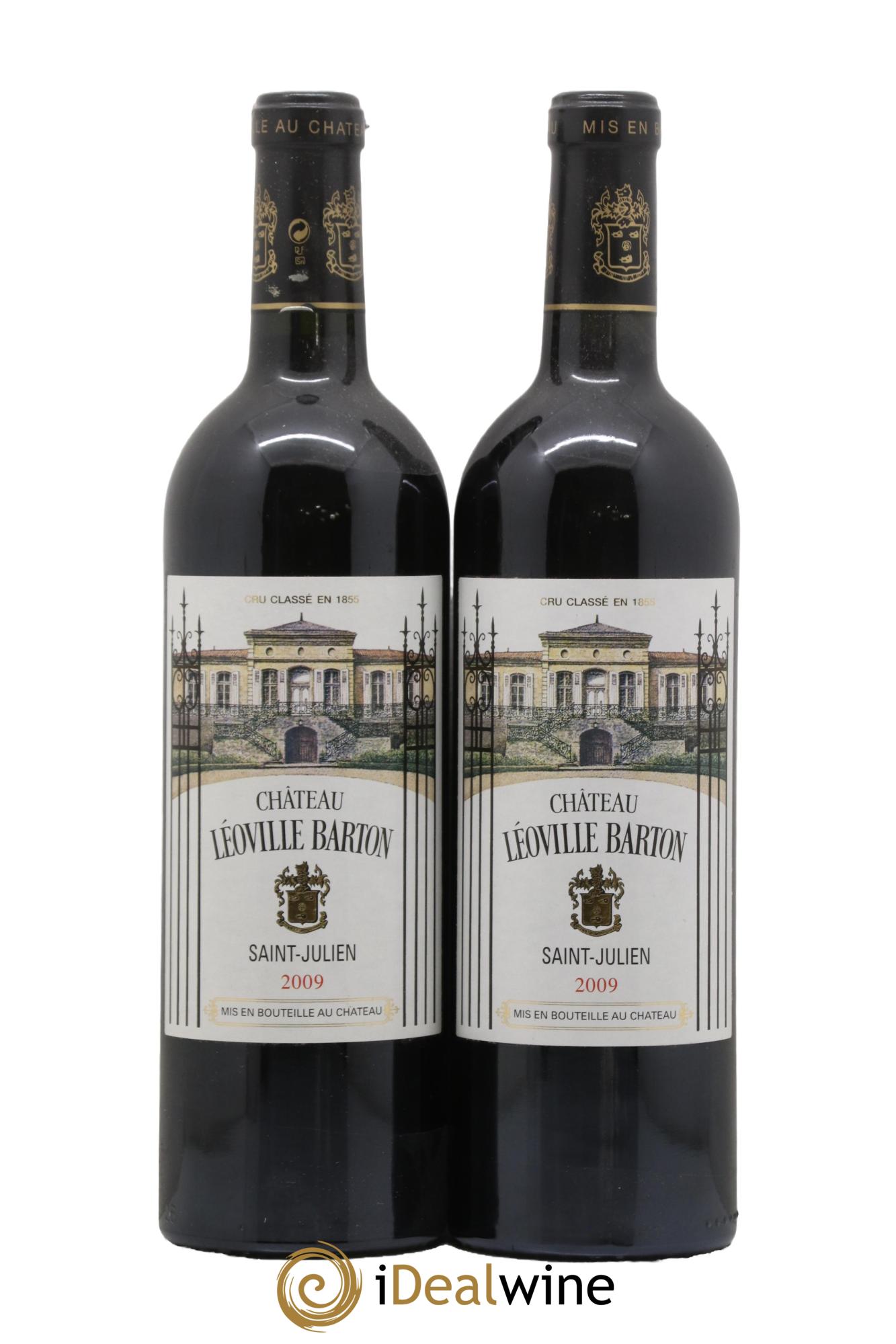Château Léoville Barton 2ème Grand Cru Classé 2009 - Lot of 2 bottles - 0
