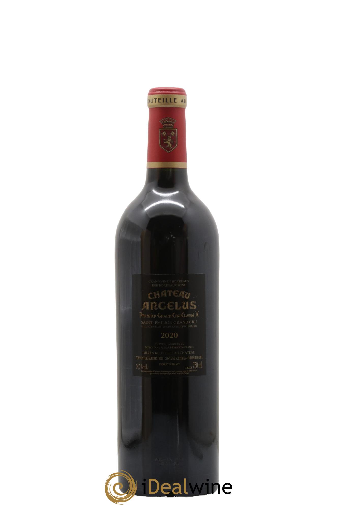 Château Angélus 1er Grand Cru Classé A 2020 - Lot of 1 bottle - 2