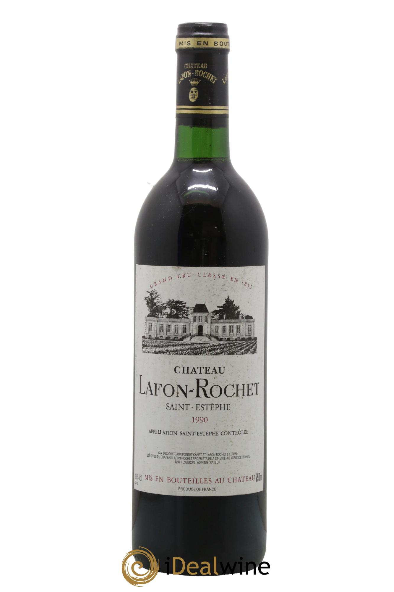 Château Lafon Rochet 4ème Grand Cru Classé 1990 - Lot de 1 bouteille - 0