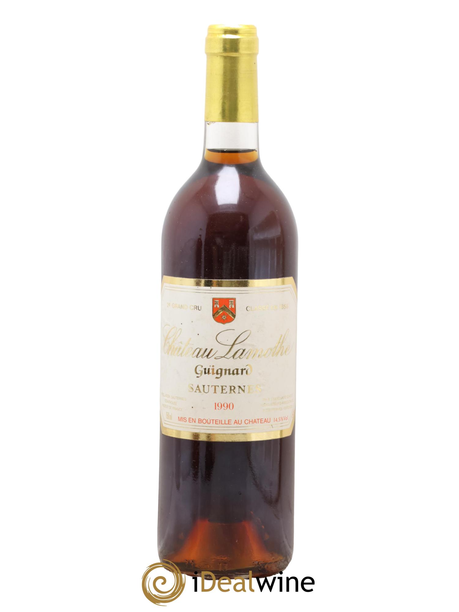 Château Lamothe Guignard 2ème Grand Cru Classé 1990 - Lotto di 1 bottiglia - 0