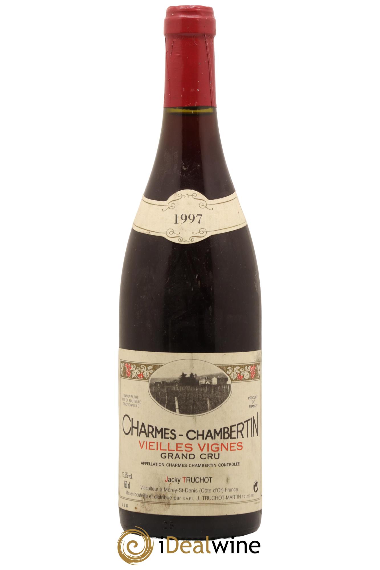Charmes-Chambertin Grand Cru Vieilles Vignes Jacky Truchot 1997 - Lot de 1 bouteille - 0