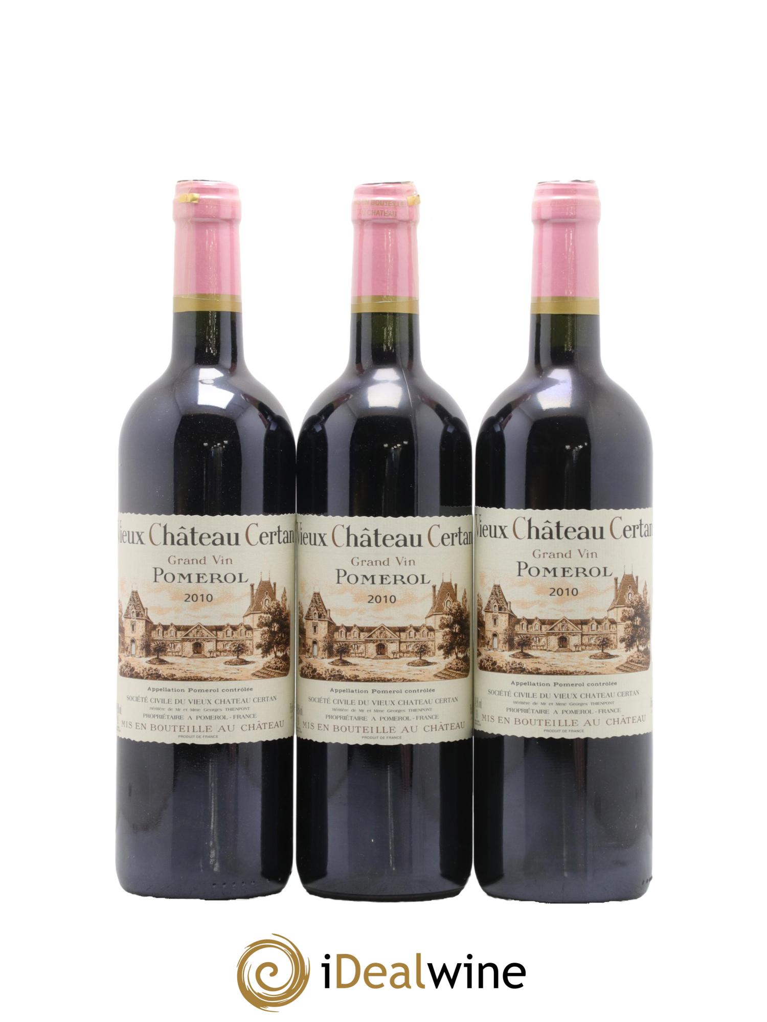 Vieux Château Certan 2010 - Posten von 6 Flaschen - 2