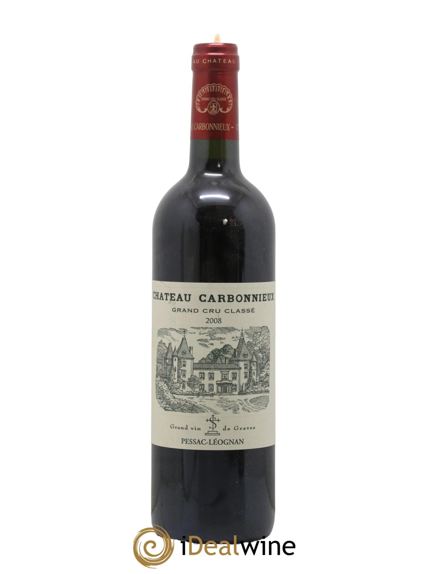 Château Carbonnieux Cru Classé de Graves 2008 - Lot de 1 bouteille - 0