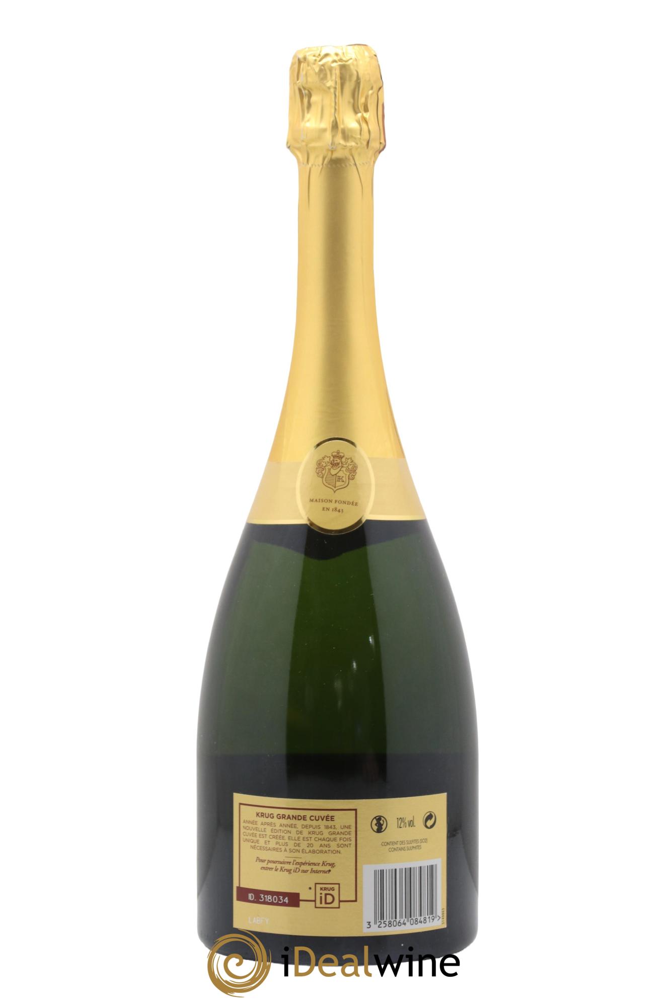 Grande Cuvée - 167ème édition Krug - Lot of 1 bottle - 1
