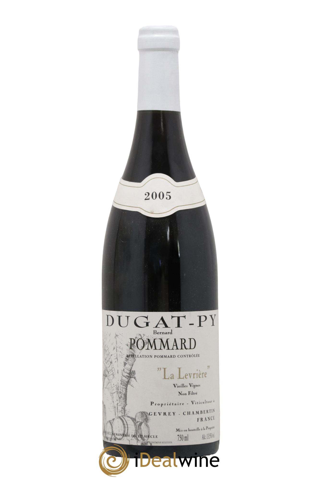 Pommard La Levrière Vieilles Vignes Dugat-Py 2005 - Lot de 1 bouteille - 0