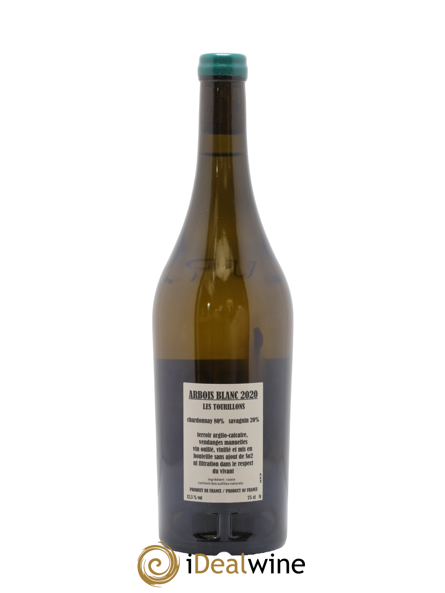 Arbois Chardonnay Savagnin Les Tourillons Adeline Houillon & Renaud Bruyère 2020 - Lot of 1 bottle - 1