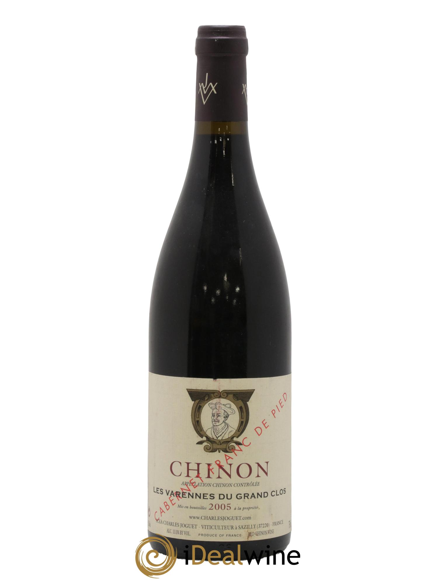 Chinon Les Varennes du Grand Clos Franc de Pied Charles Joguet (Domaine) 2005 - Lot de 1 bouteille - 0