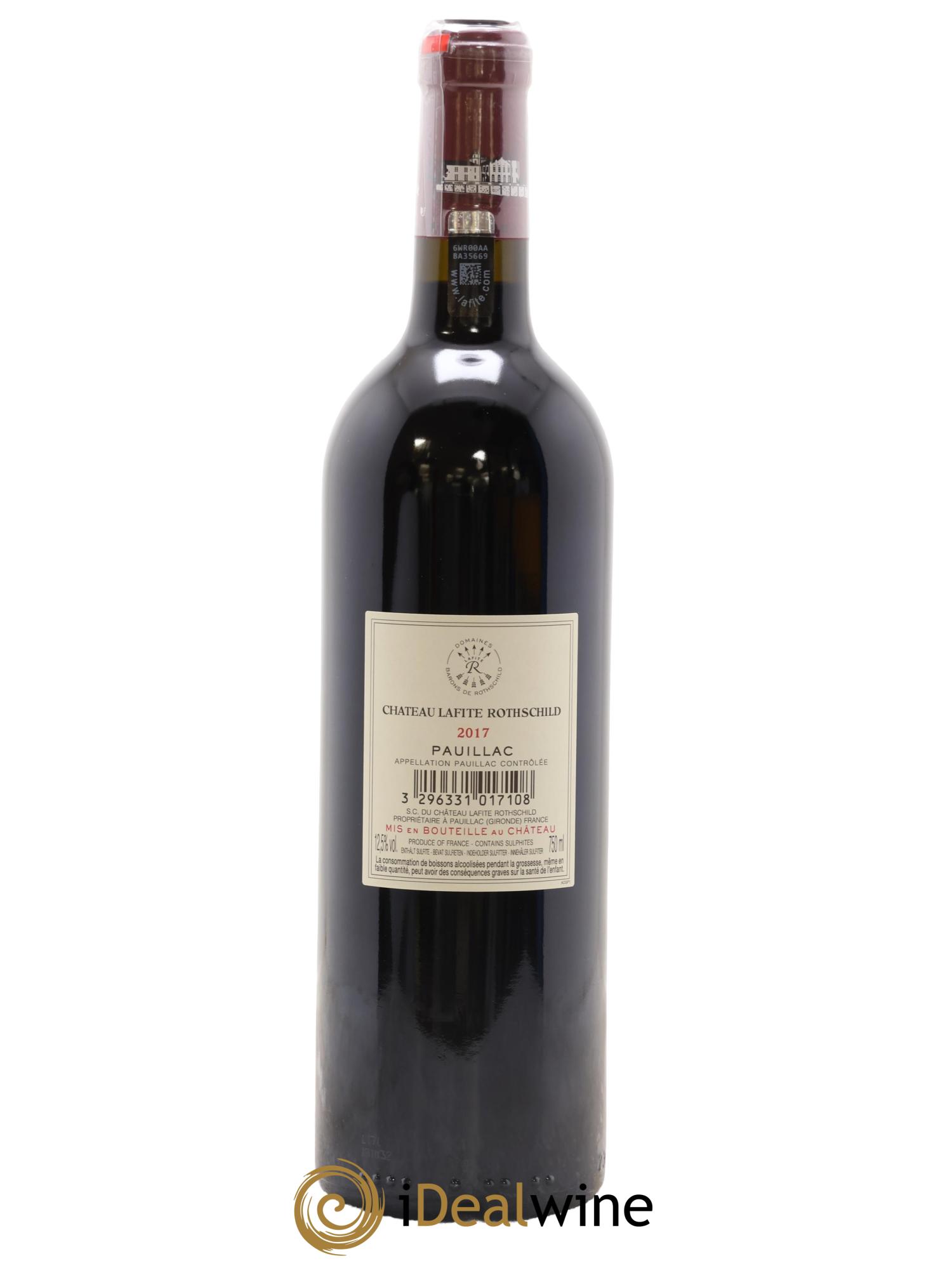 Château Lafite Rothschild 1er Grand Cru Classé 2017 - Lot of 1 bottle - 1