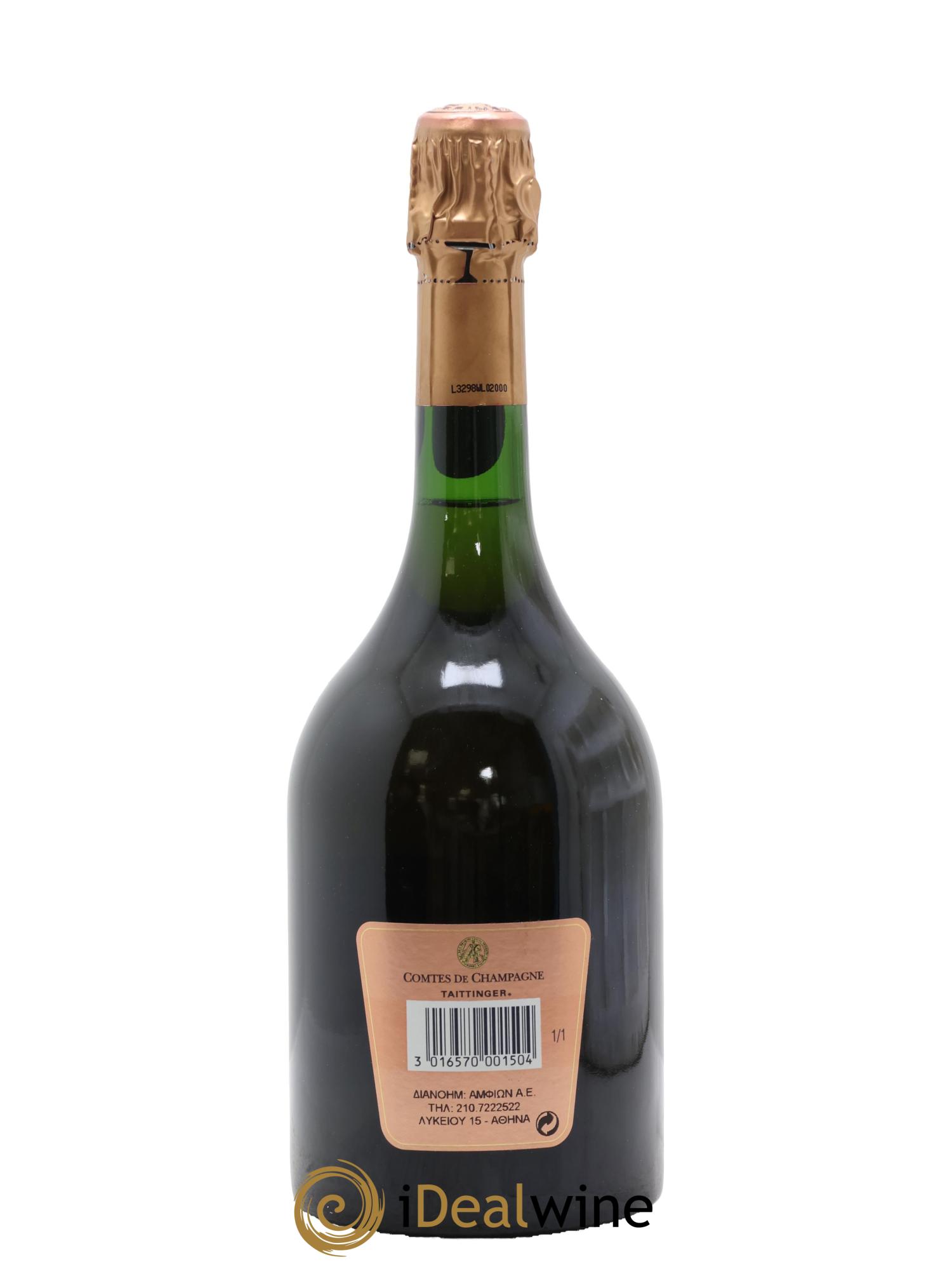 Comtes de Champagne Rosé Grand Cru Brut Taittinger 1996 - Posten von 1 Flasche - 1