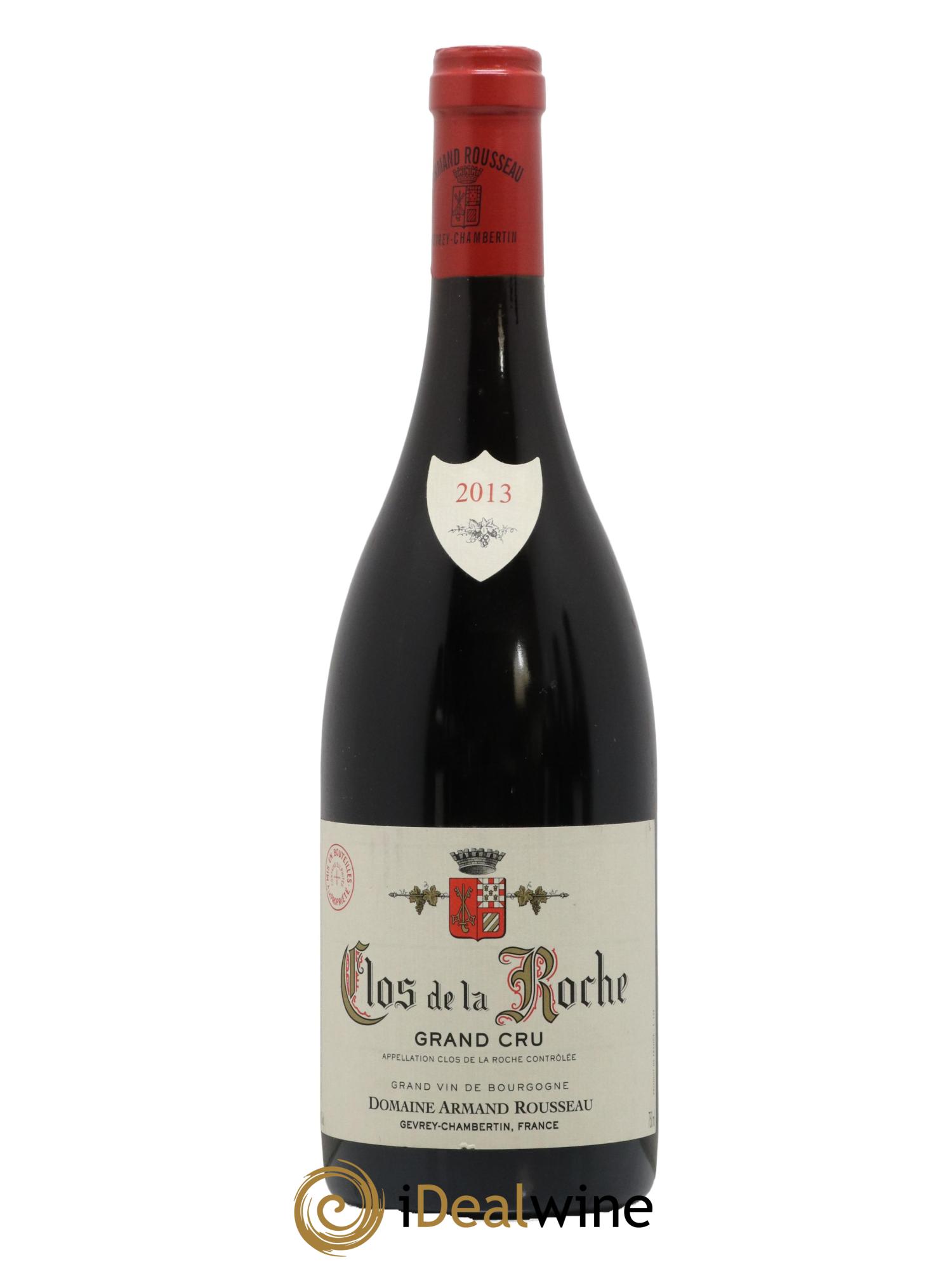 Clos de la Roche Grand Cru Armand Rousseau (Domaine) 2013 - Lot de 1 bouteille - 0