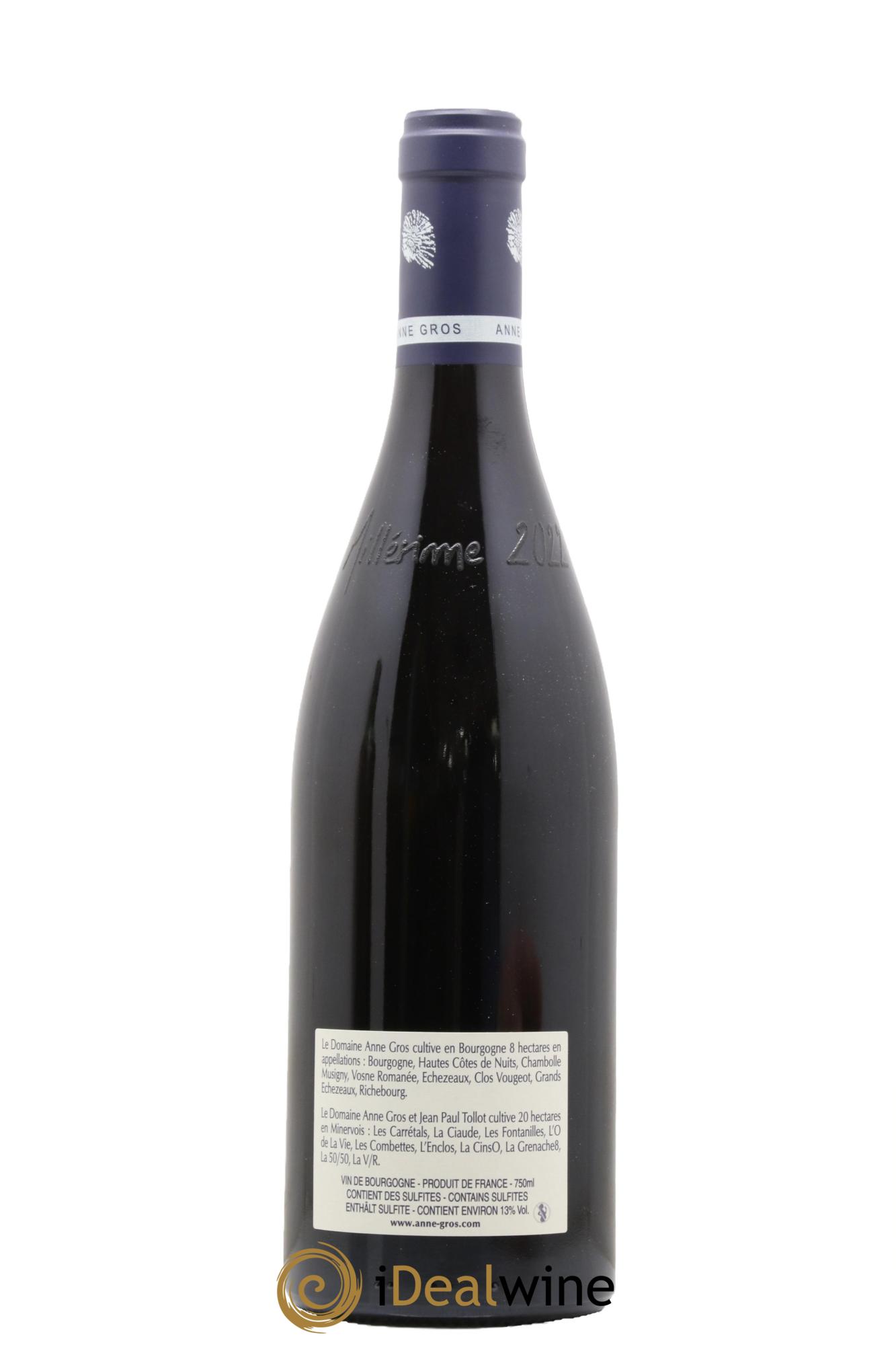 Vosne-Romanée Les Barreaux Anne Gros 2022 - Lotto di 1 bottiglia - 1