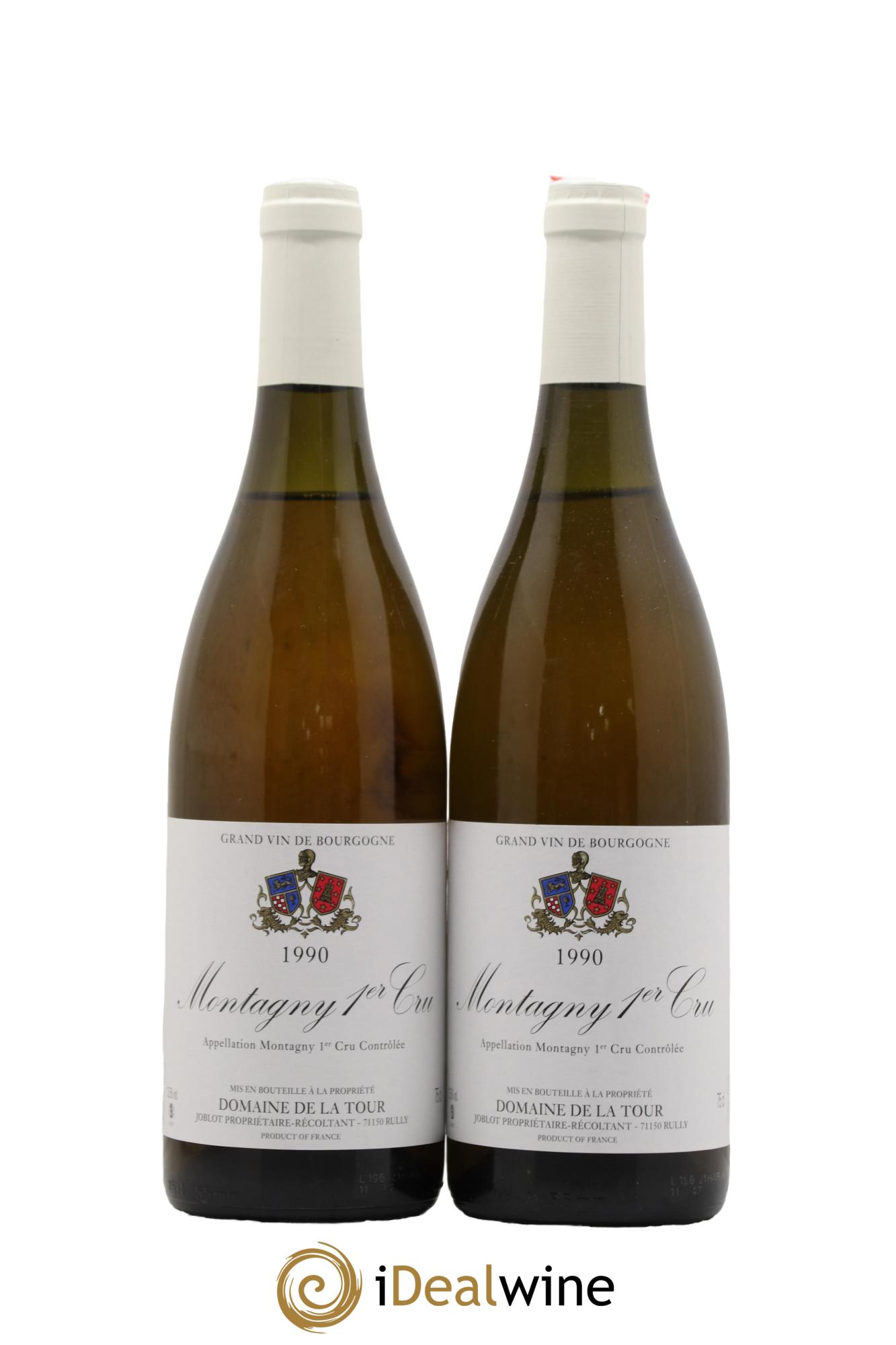 Montagny 1er Cru Domaine de la Tour 1990 - Lot de 2 bouteilles - 0
