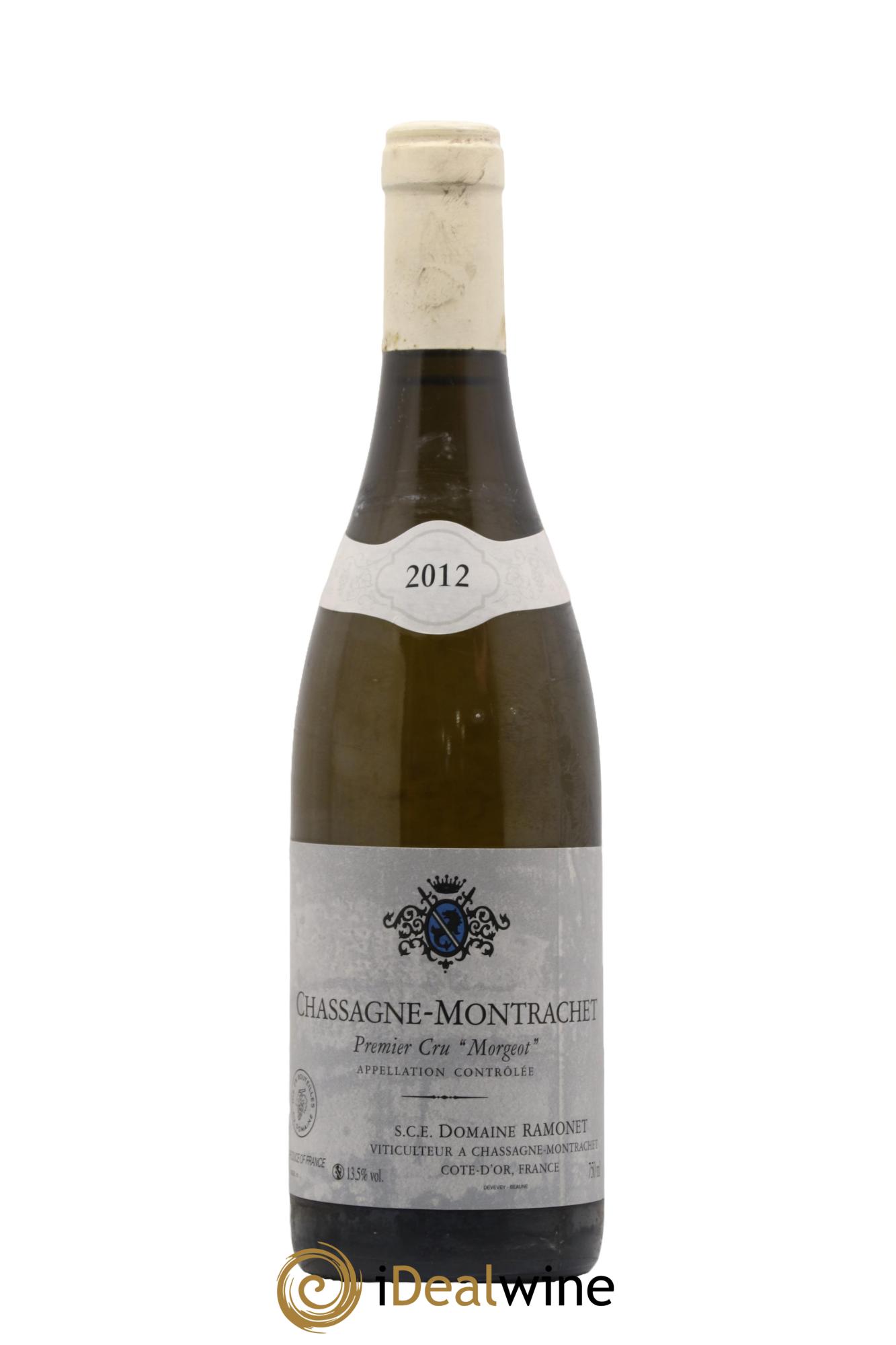 Chassagne-Montrachet 1er Cru Morgeot Ramonet (Domaine) 2012 - Lot de 1 bouteille - 0
